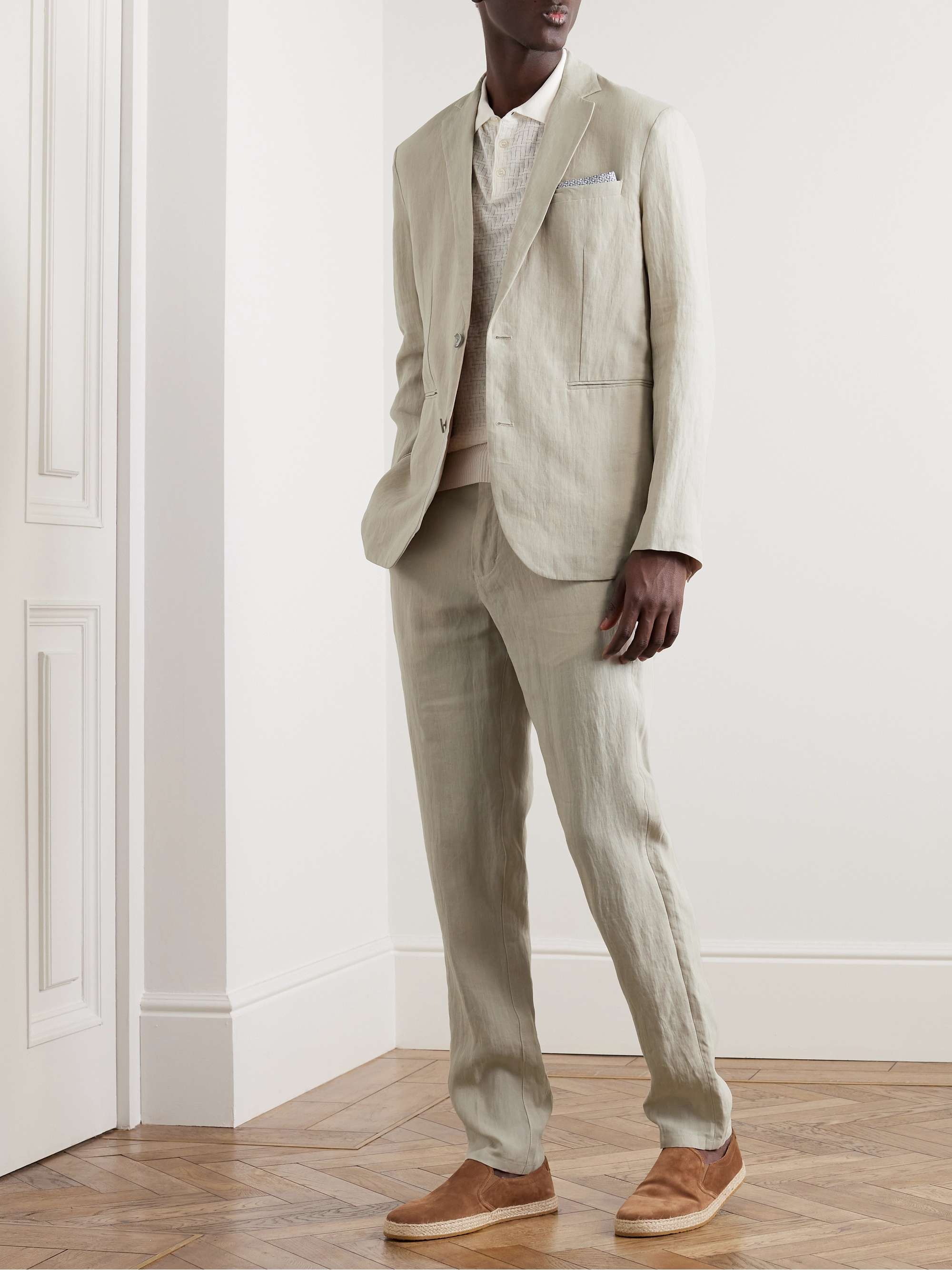 ORLEBAR BROWN + 007 Griffon Linen Trousers for Men | MR PORTER