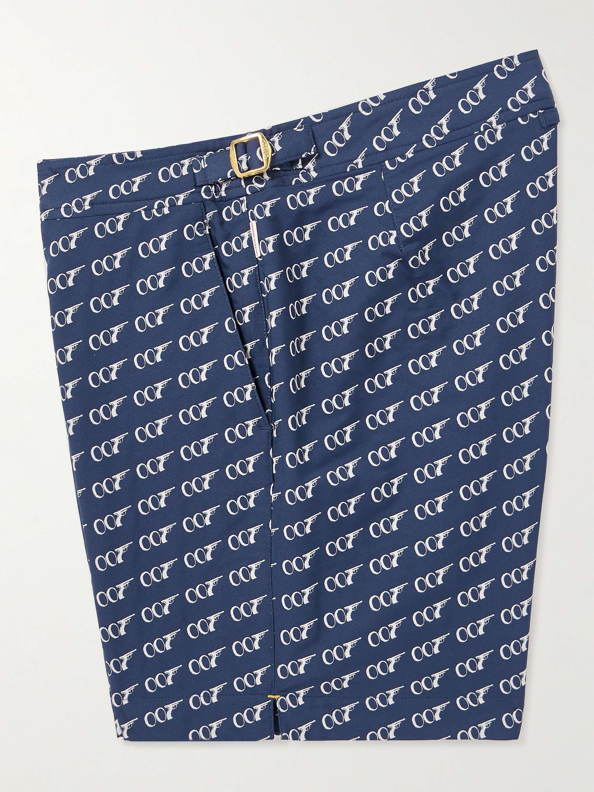 ORLEBAR BROWN 007 Bulldog Mid Length Printed Swim Shorts for Men MR PORTER