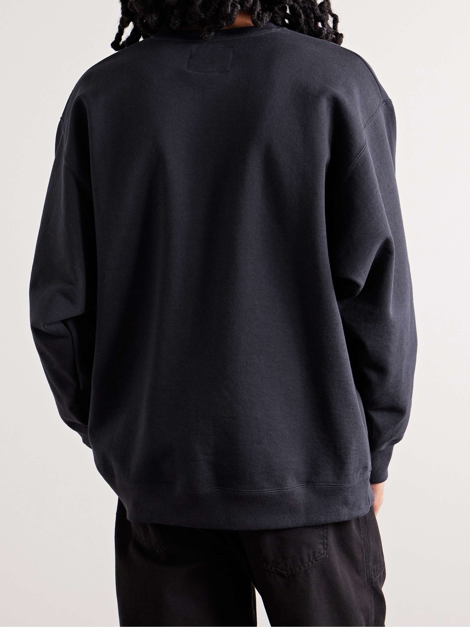 WTAPS® Logo-Print Cotton-Jersey Sweatshirt