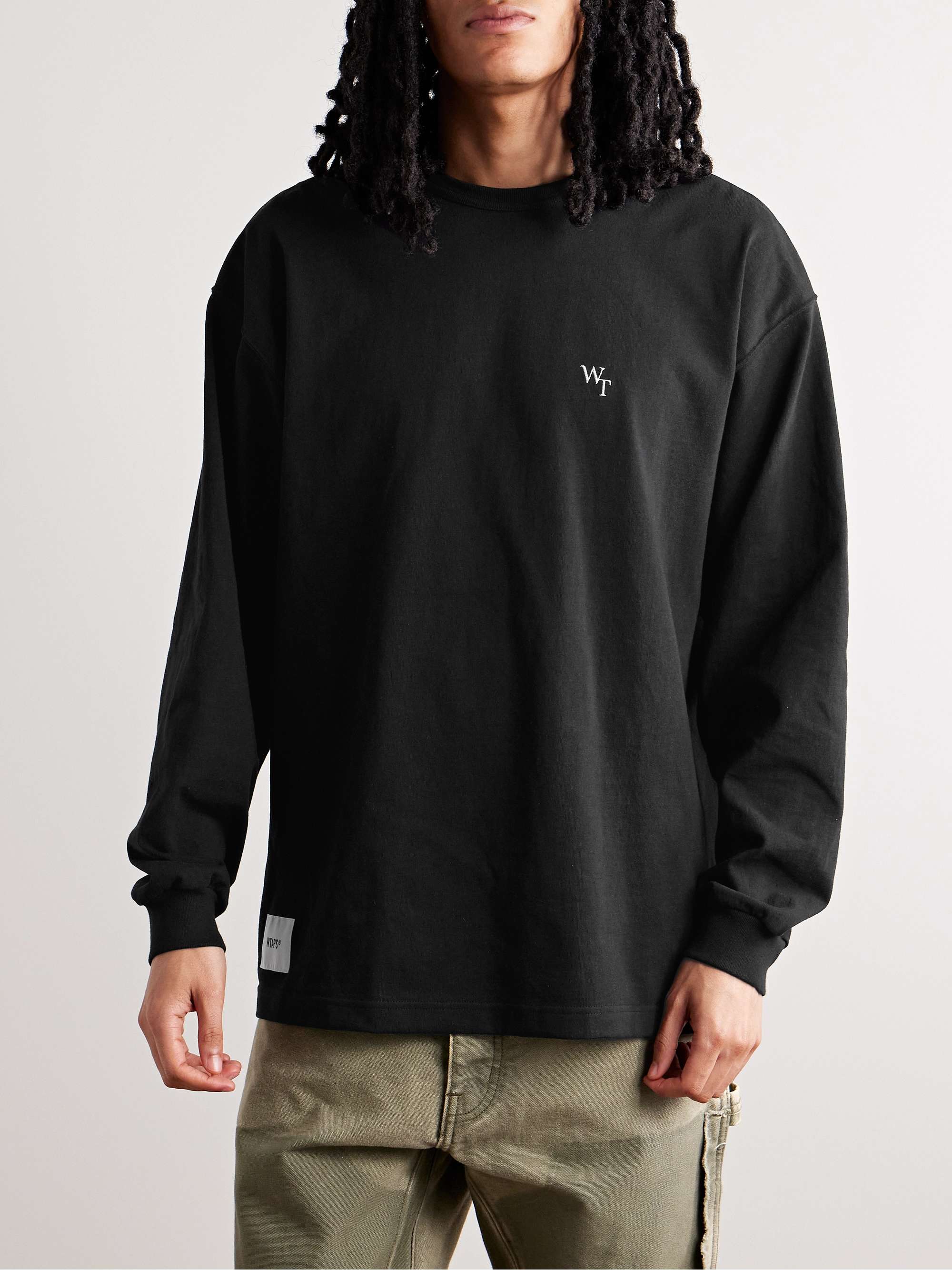 WTAPS® Logo-Print Cotton-Jersey T-Shirt