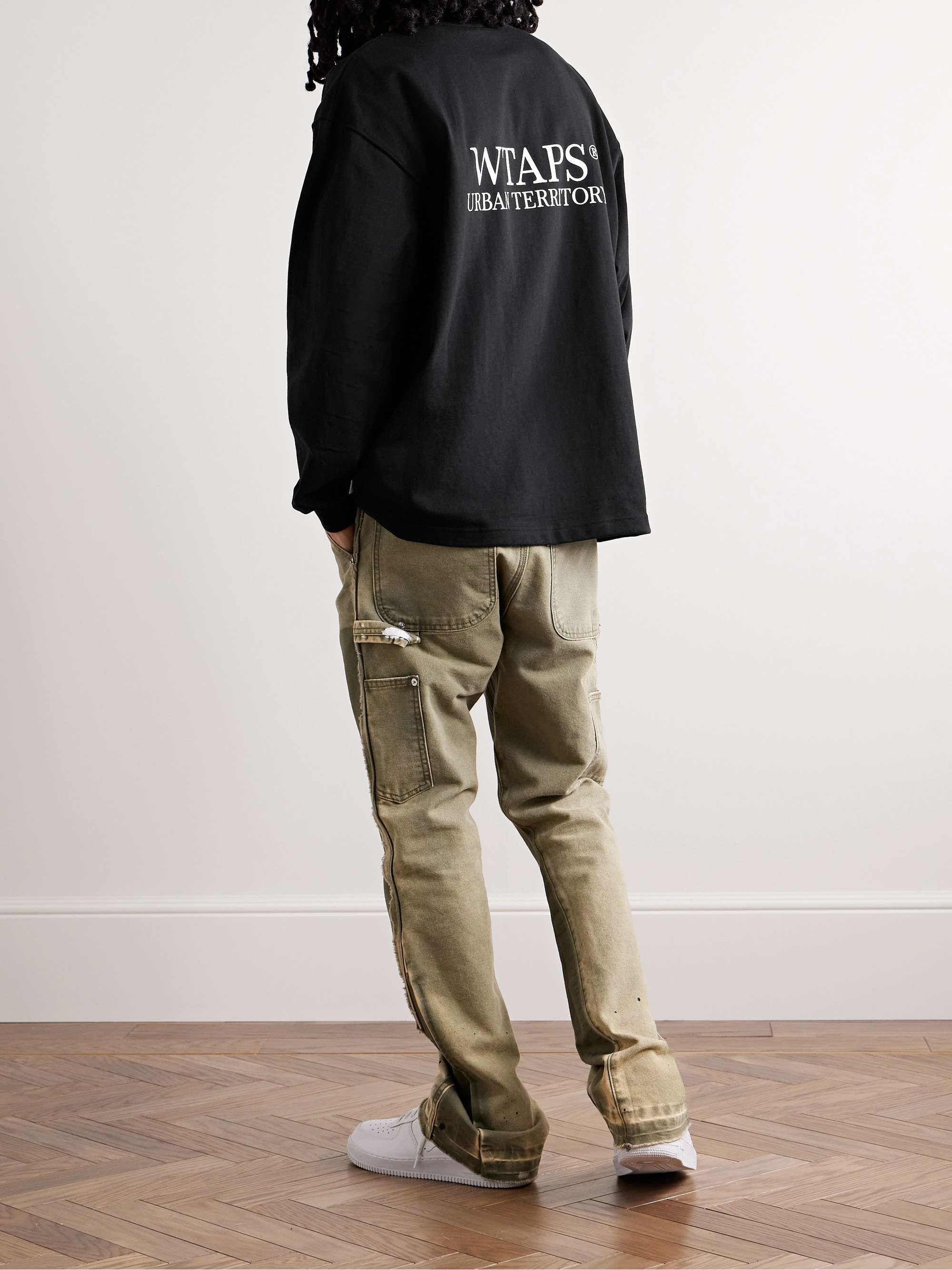 WTAPS® Logo-Print Cotton-Jersey T-Shirt