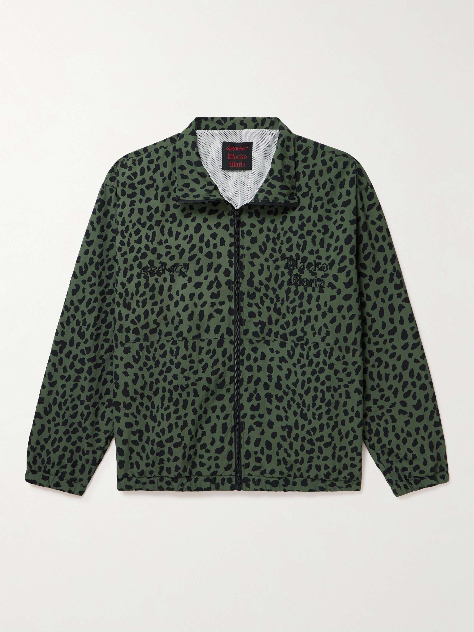 WACKOMARIA GRAMICCI LEOPARDTRACKJACKET M-