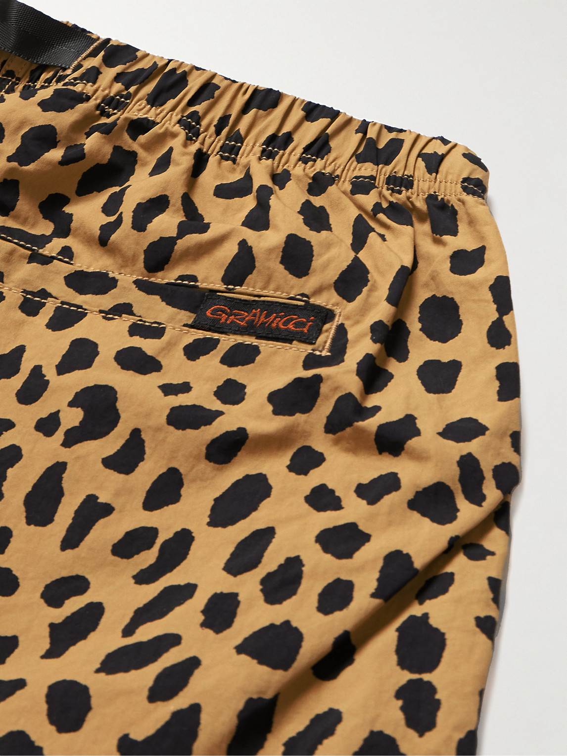 Wacko Maria Gramicci Straight-Leg Belted Leopard-Print Nylon