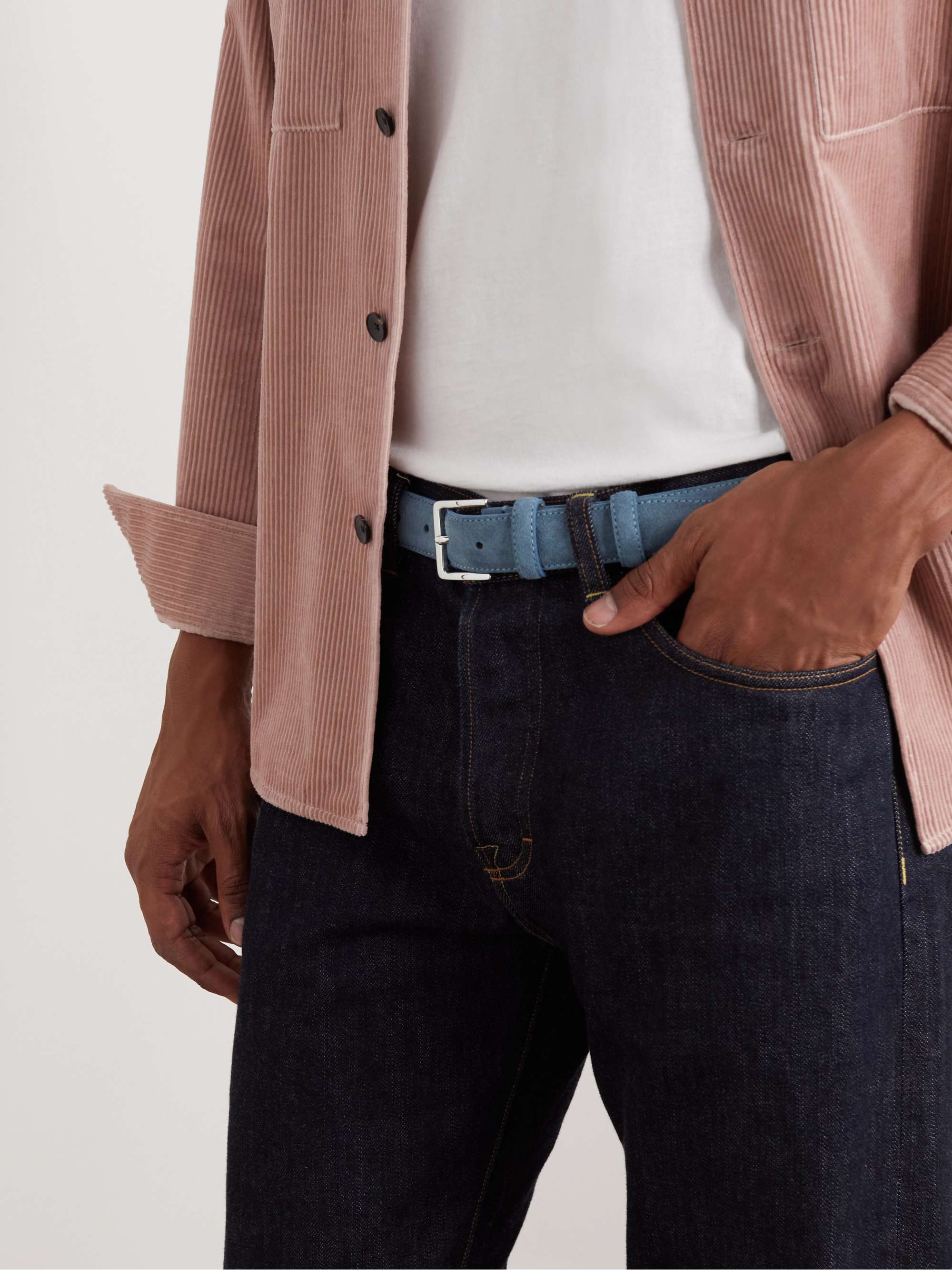 MR P. 3cm Suede Belt