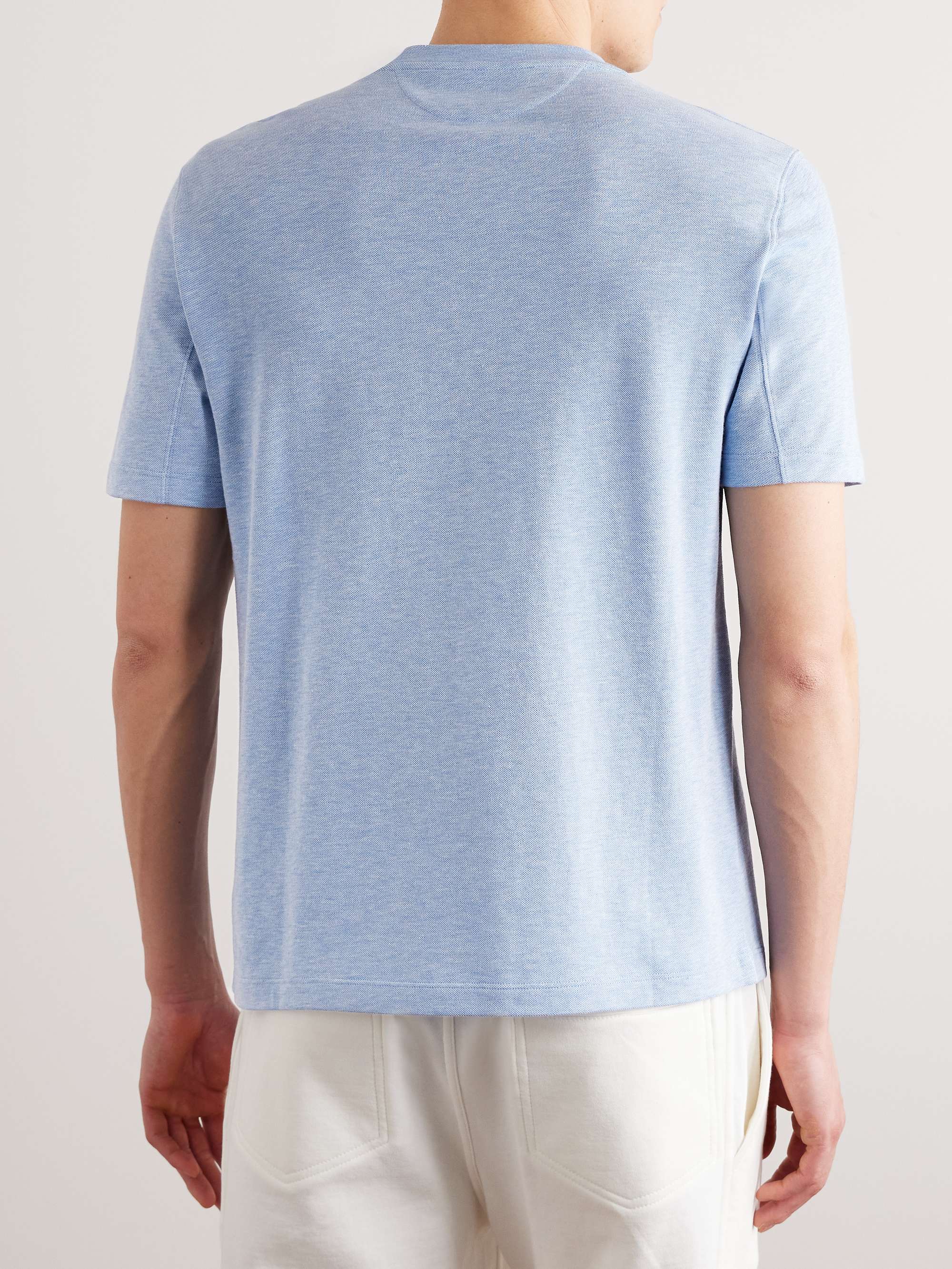 BRUNELLO CUCINELLI Cotton-Piqué T-Shirt for Men | MR PORTER