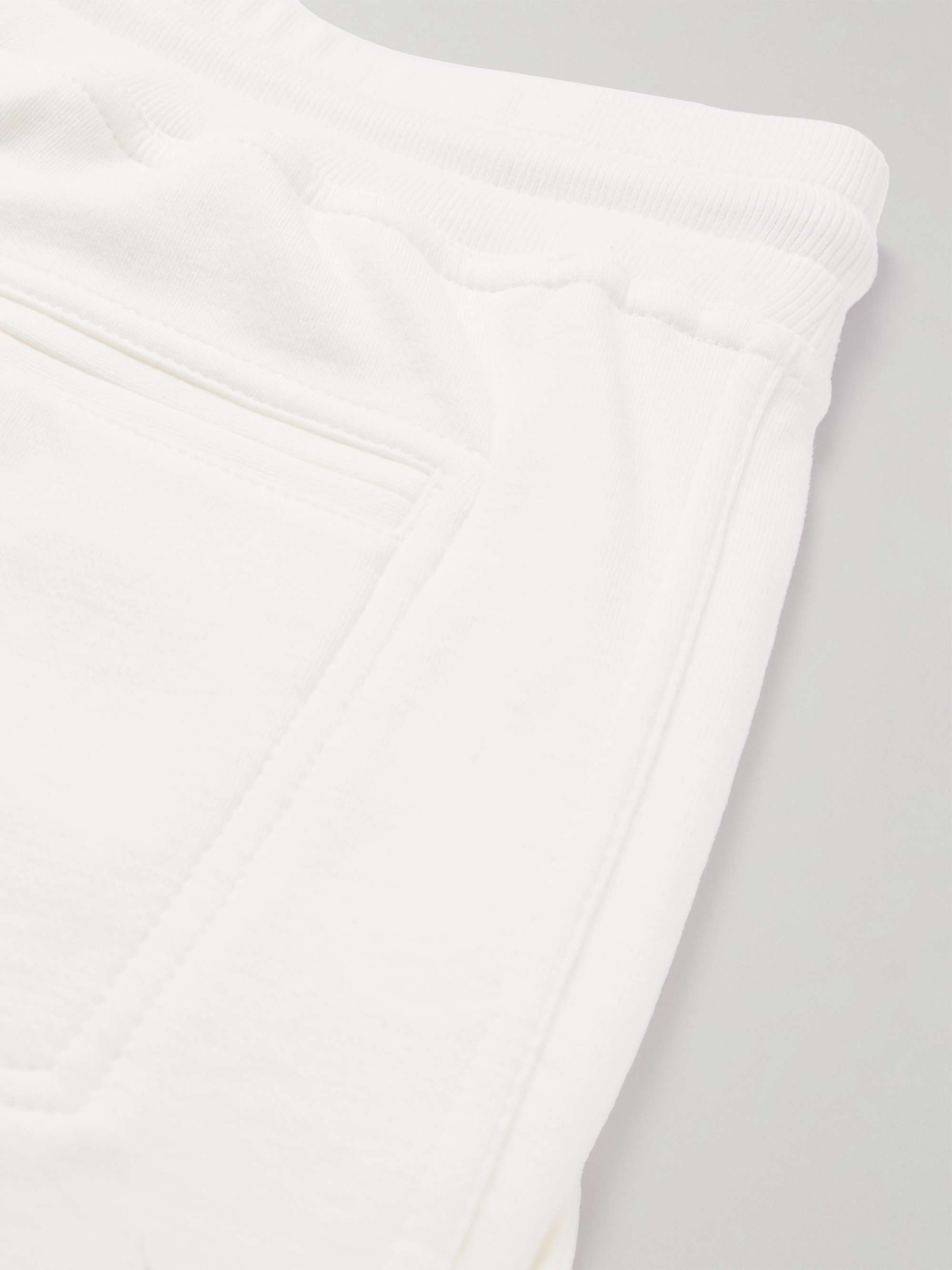 BRUNELLO CUCINELLI Straight-Leg Cotton-Blend Jersey Drawstring Shorts