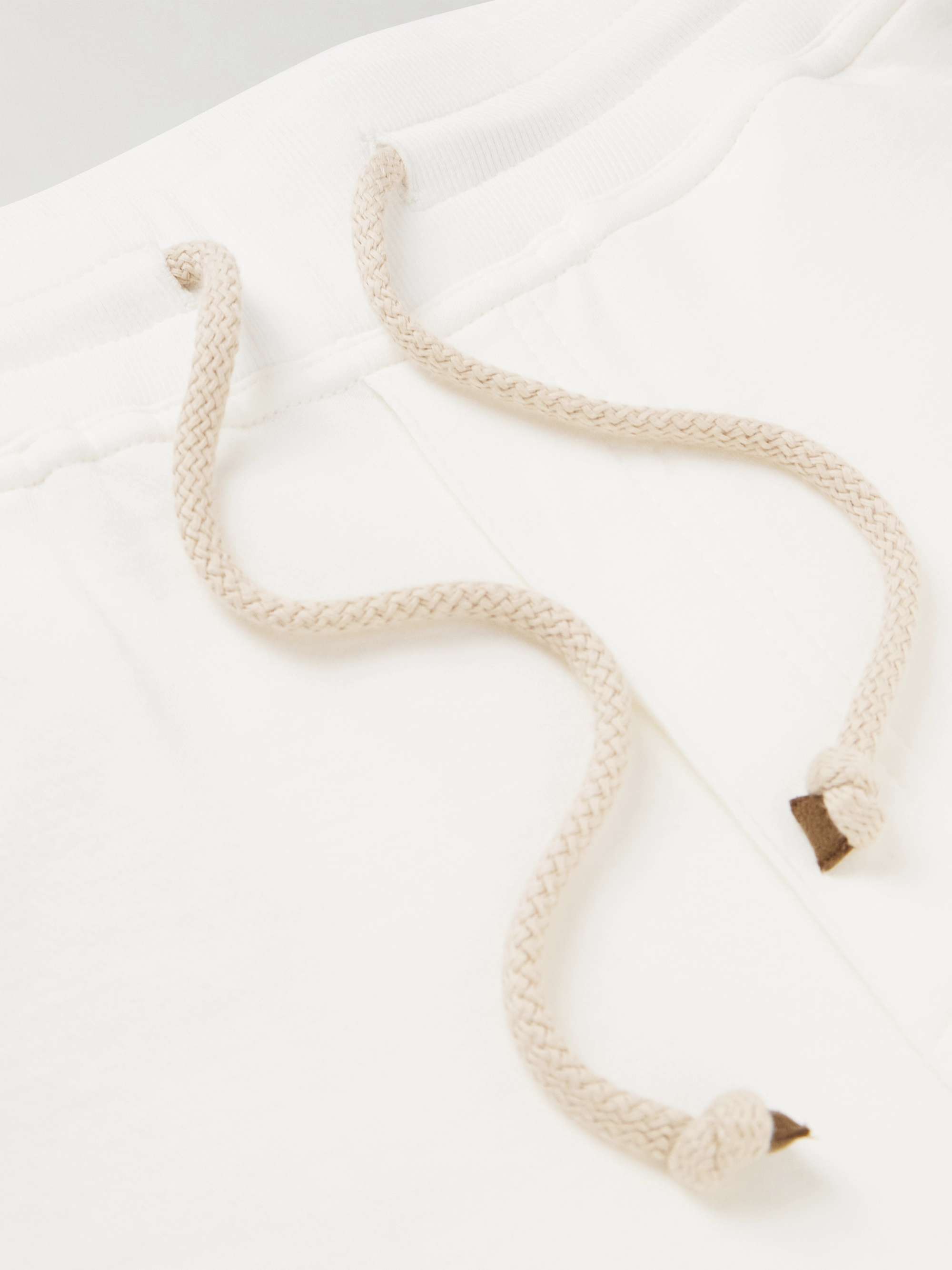 BRUNELLO CUCINELLI Straight-Leg Cotton-Blend Jersey Drawstring Shorts