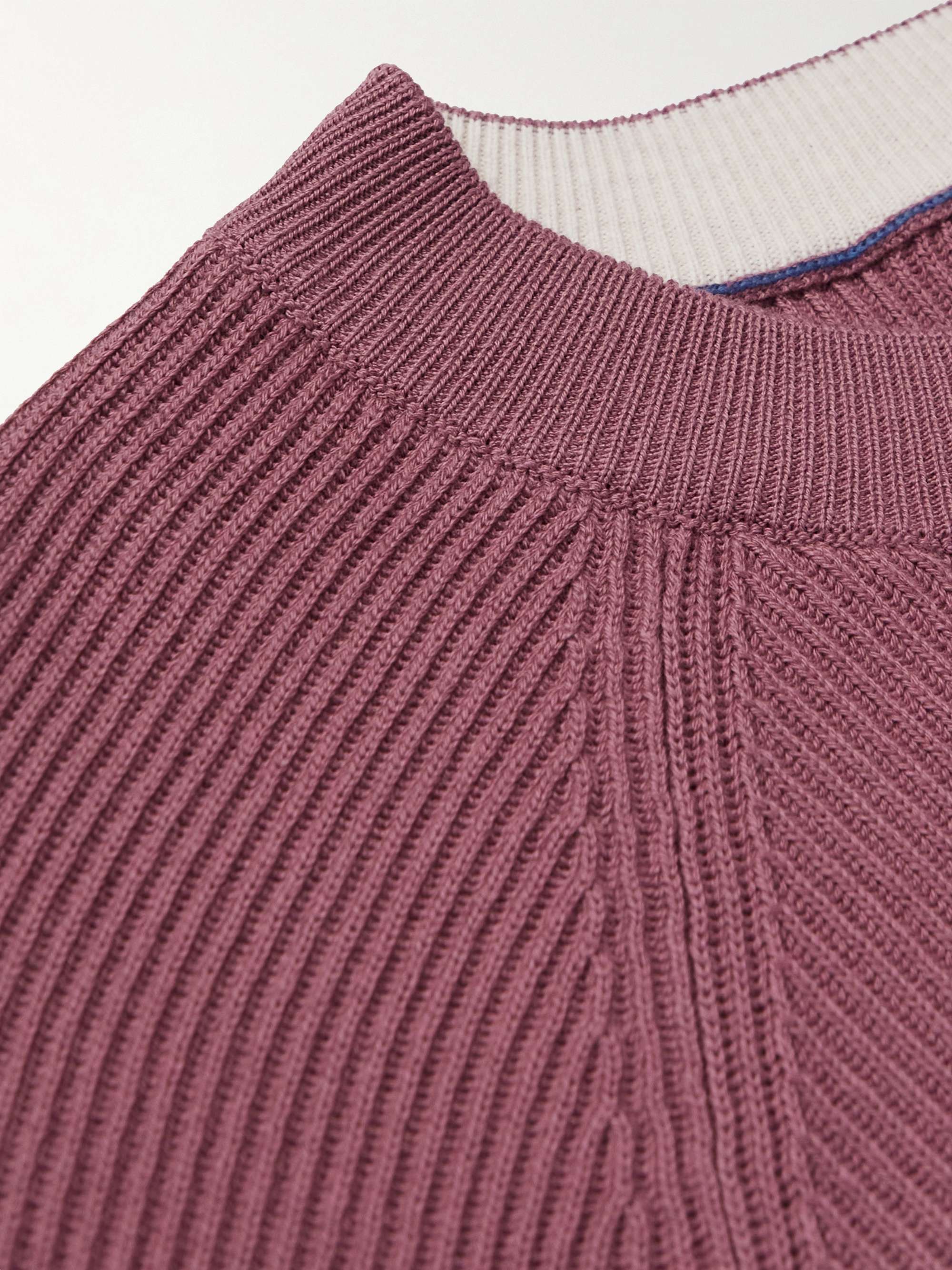 BRUNELLO CUCINELLI Ribbed Cotton Sweater
