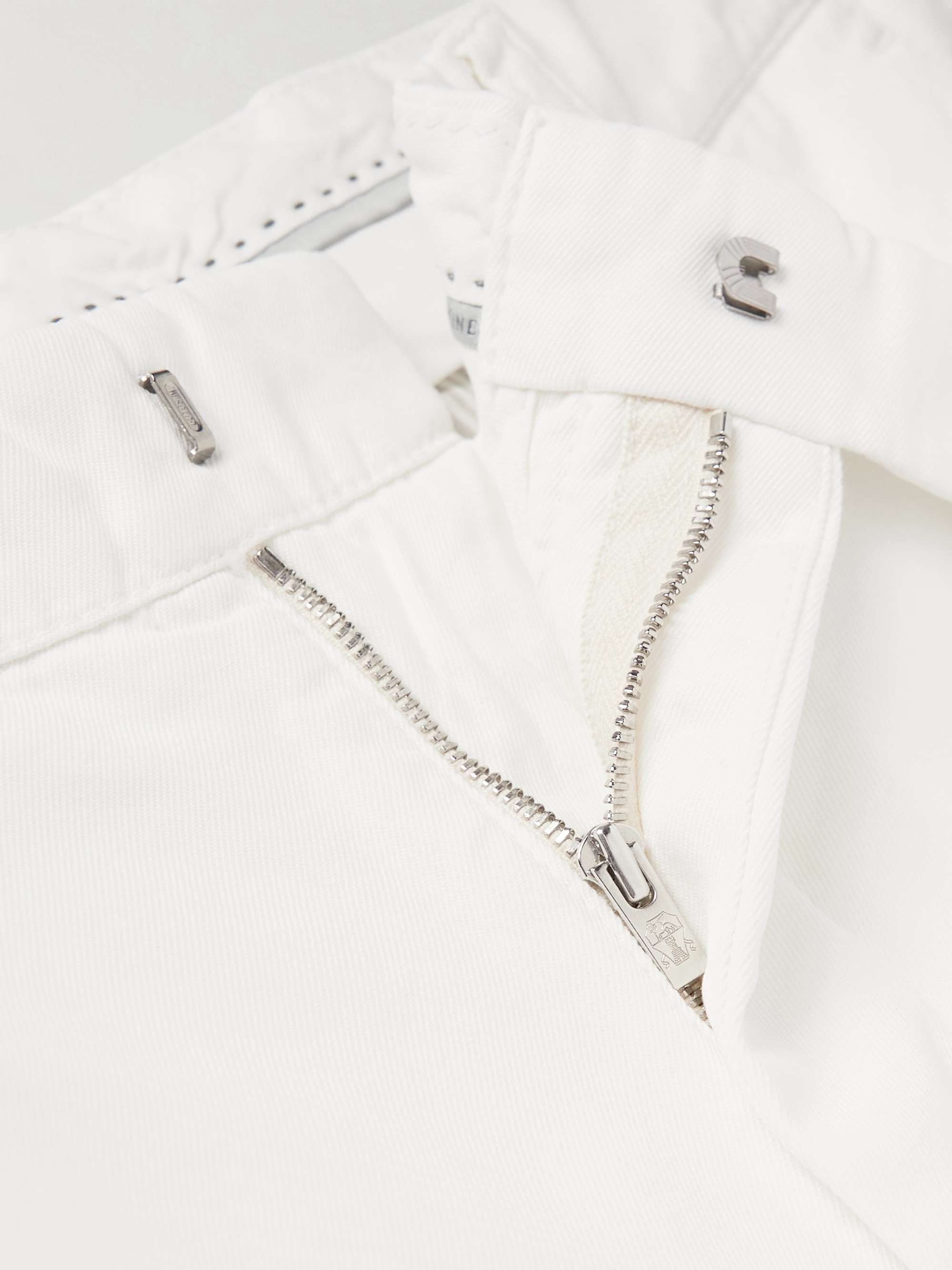 BRUNELLO CUCINELLI Straight-Leg Cotton-Twill Trousers
