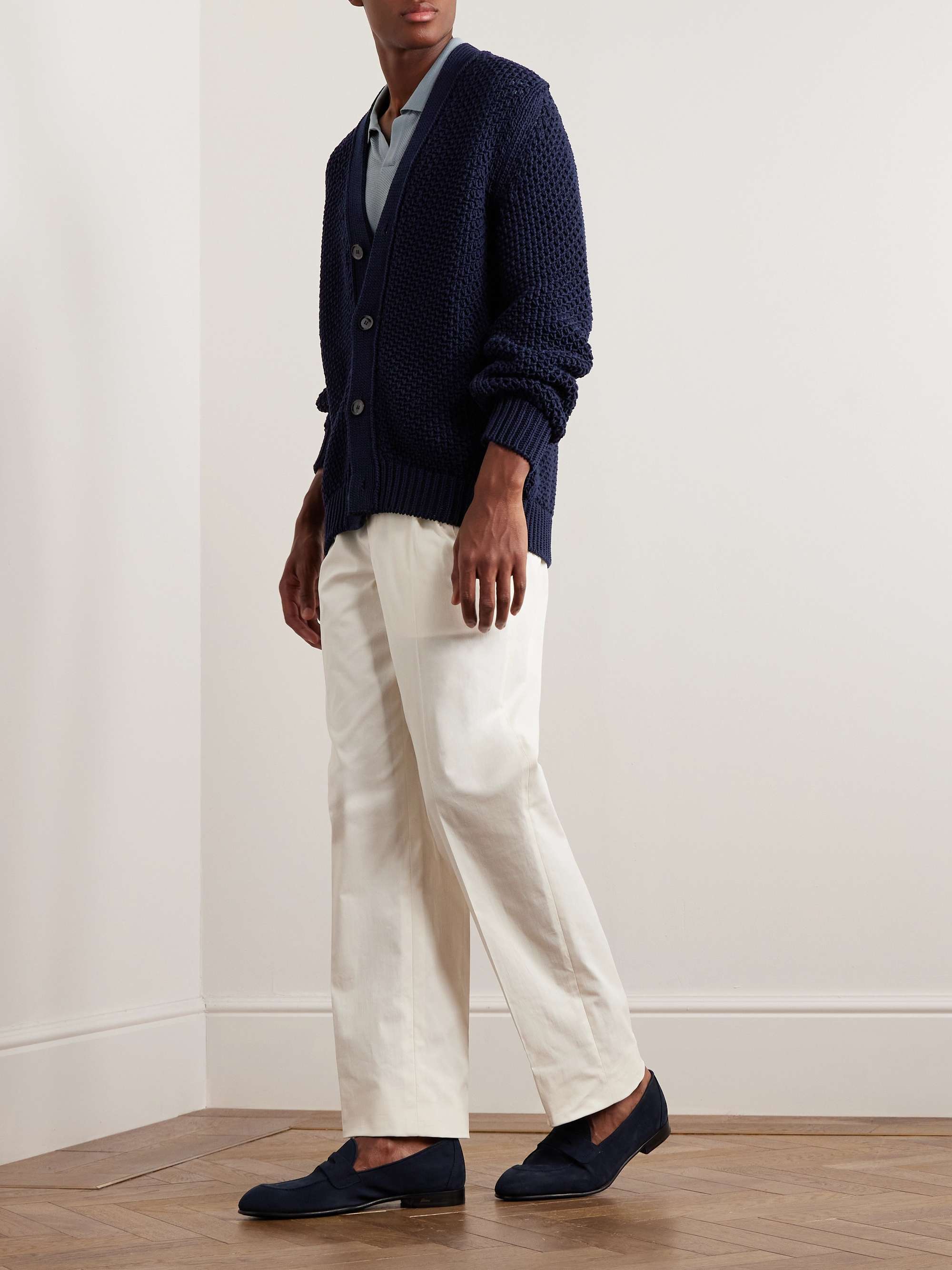 BRIONI Cotton Cardigan for Men | MR PORTER