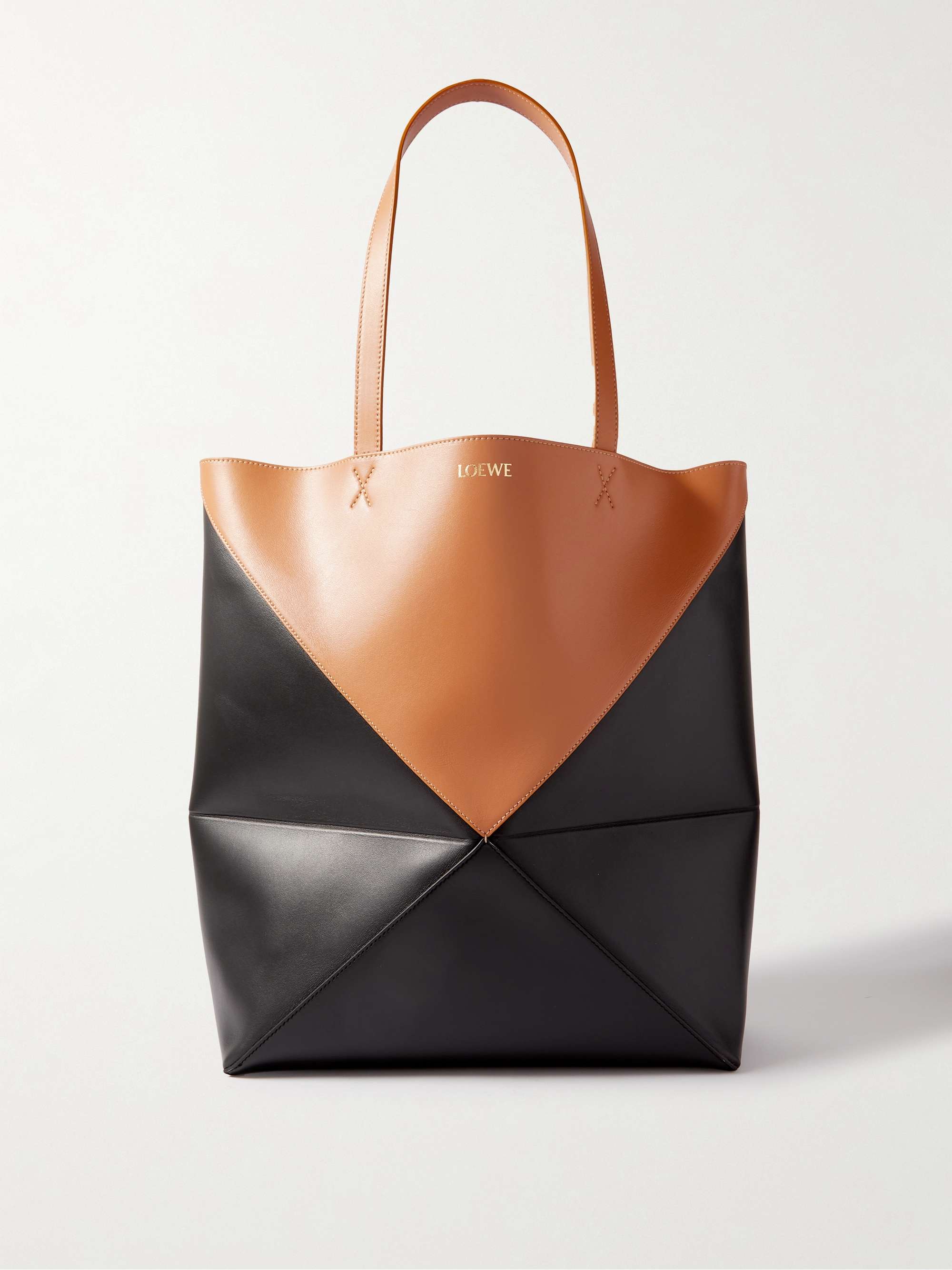 LOEWE Puzzle Large Two-Tone Leather Tote Bag for Men | MR PORTER