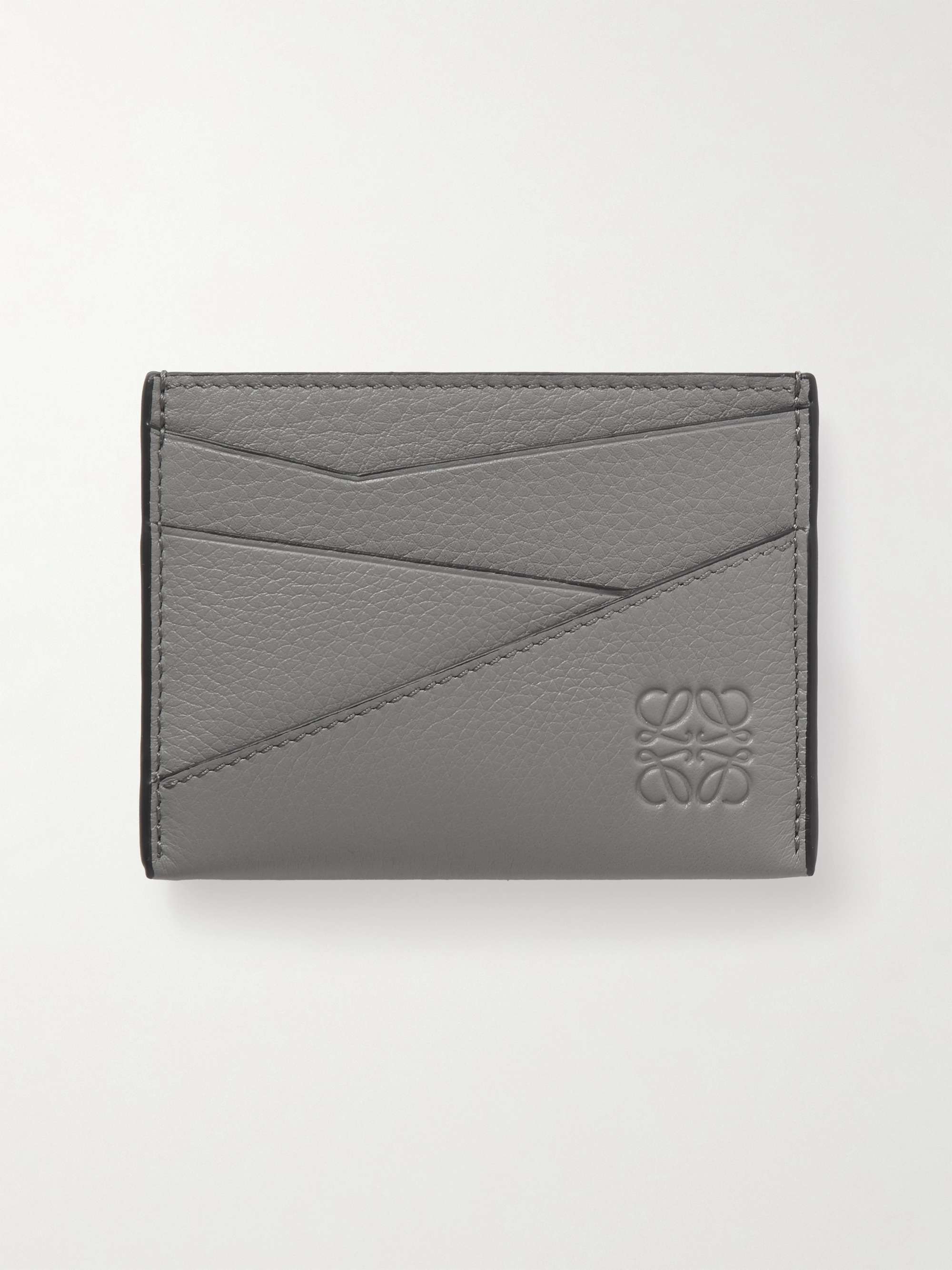 LOEWE Puzzle Logo-Debossed Full-Grain MR PORTER