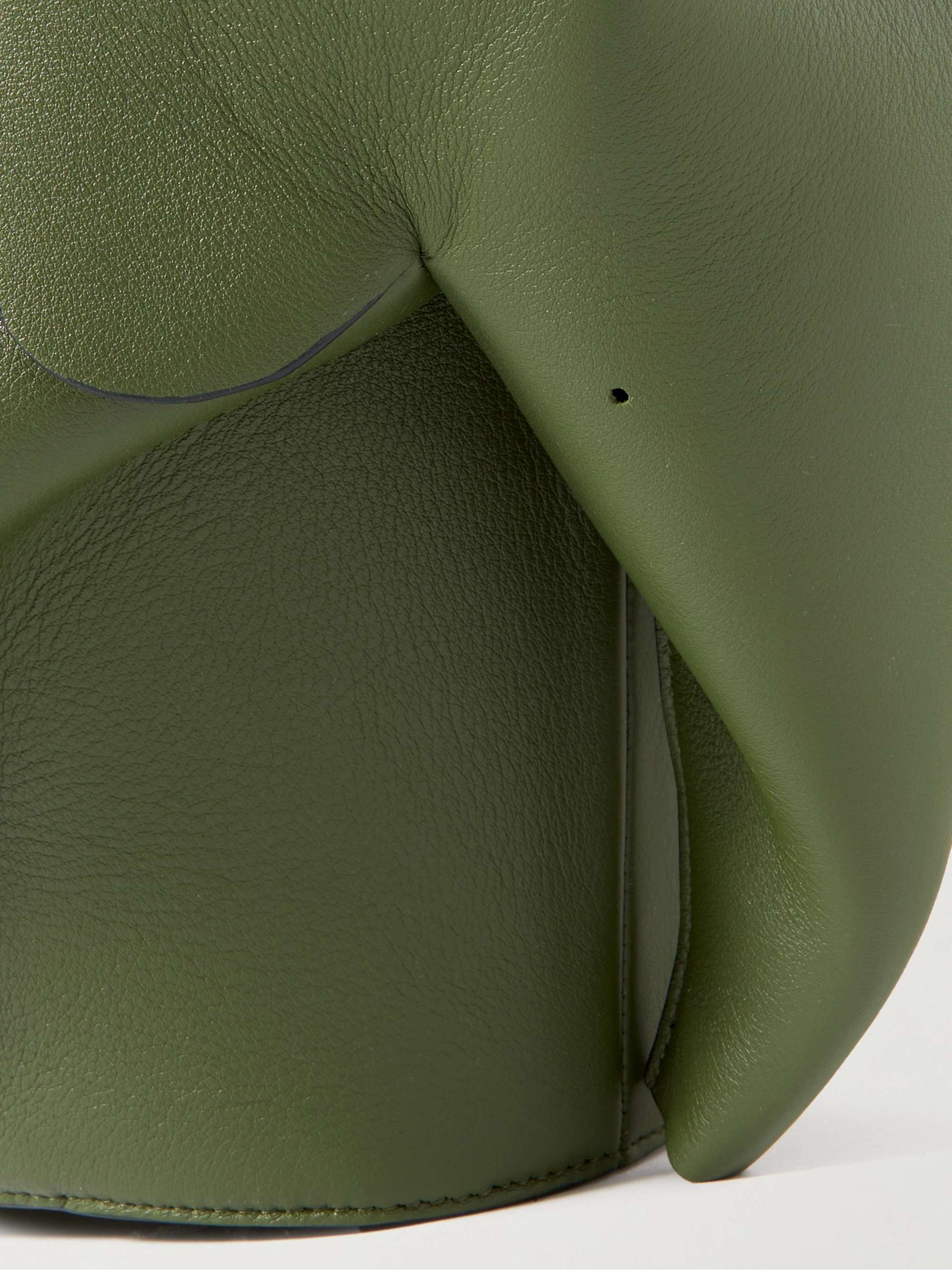 LOEWE Elephant Leather Messenger Bag