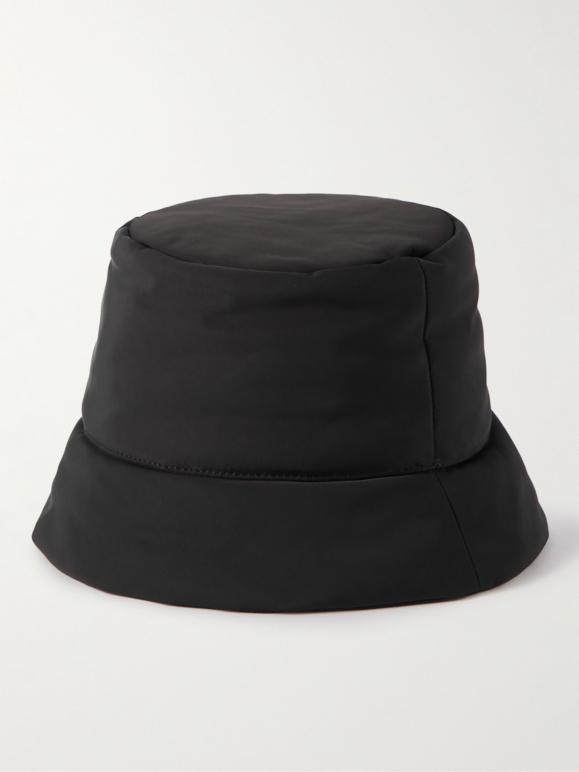 Shop Loewe Logo-appliquéd Padded Nylon Bucket Hat In Black