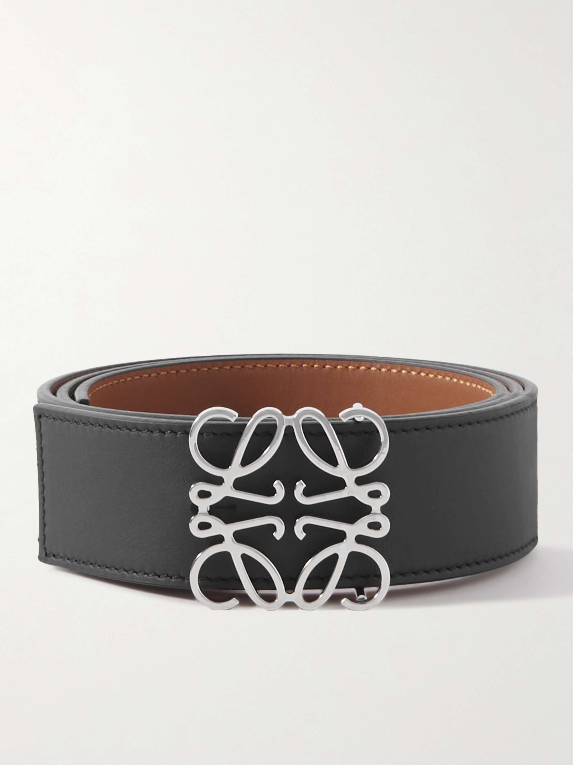 LOEWE 4cm Reversible Leather Belt for Men | MR PORTER