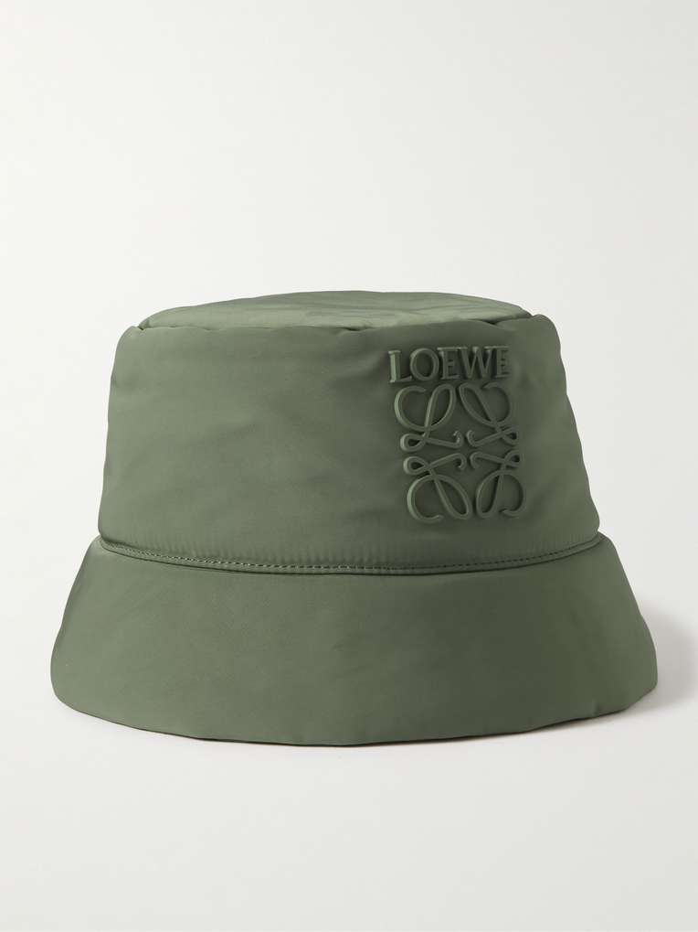 Loewe — Logo-Appliquéd Padded Nylon Bucket Hat