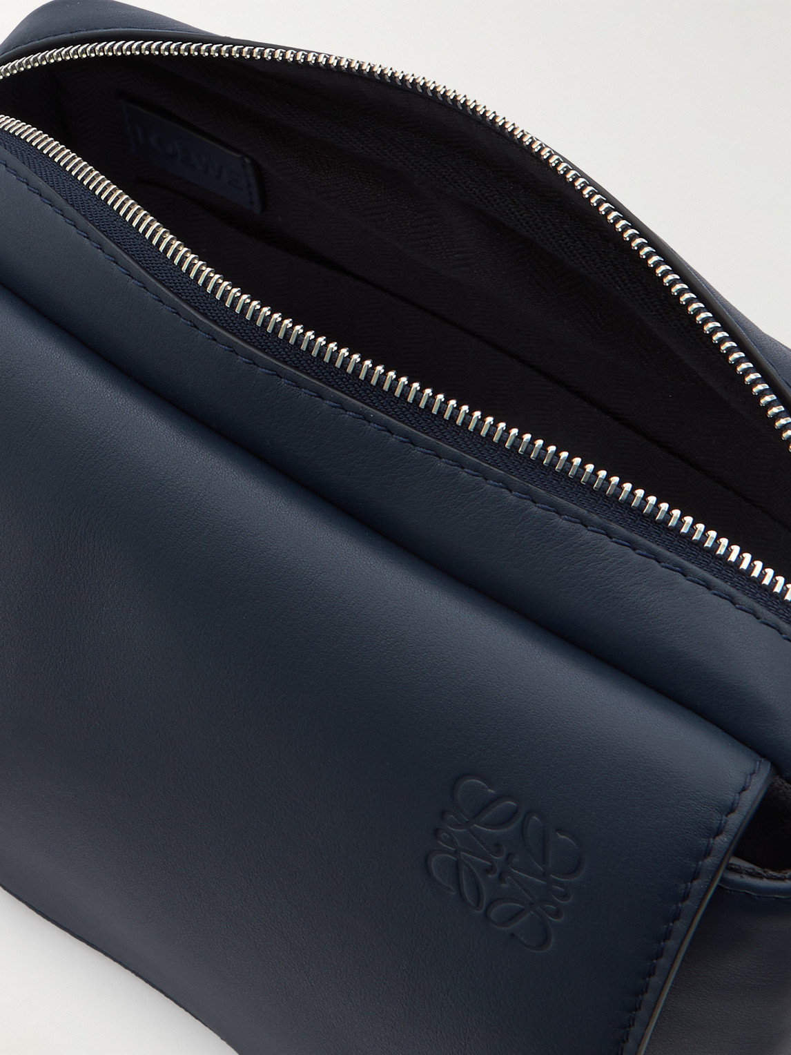 Loewe Xs Military Logo-debossed Cross-body Bag In Blue
