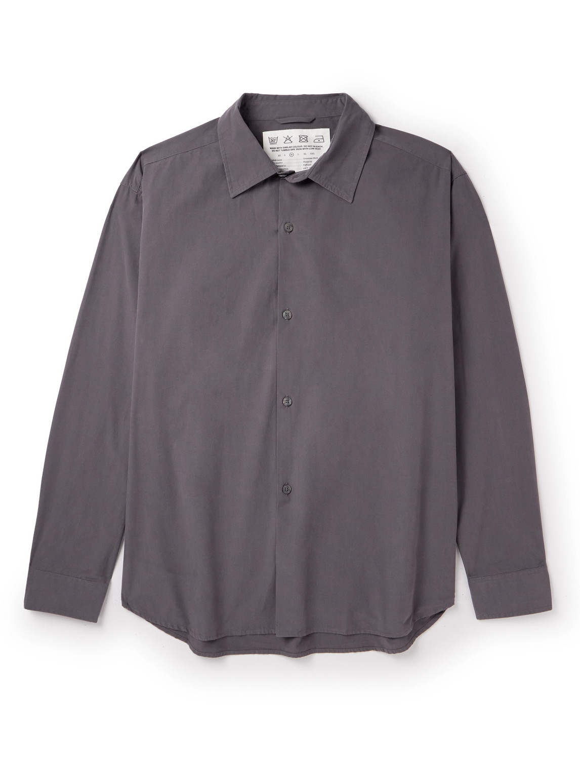 Mfpen Gray Generous Shirt In Mushroom Brown