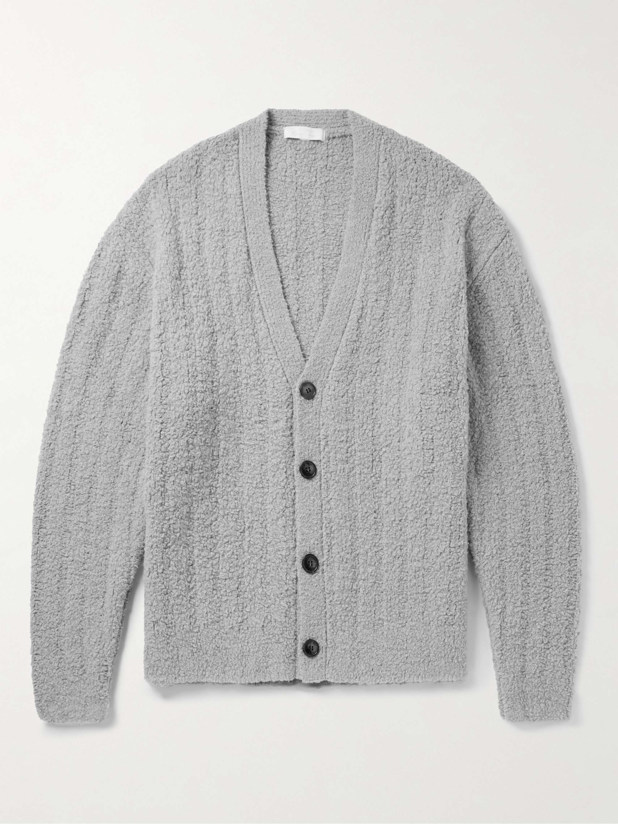 MFPEN House Ribbed Wool-Blend Bouclé Cardigan for Men | MR PORTER