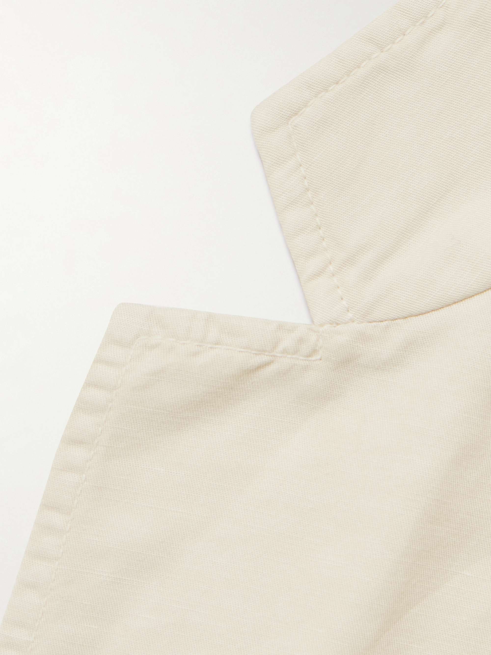 BRUNELLO CUCINELLI Unstructured Linen and Cotton-Blend Suit Jacket for ...