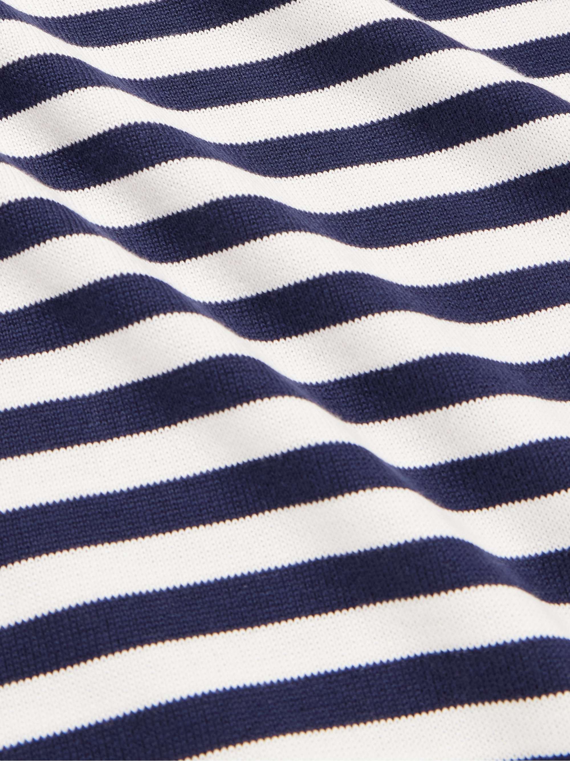 BRUNELLO CUCINELLI Striped Cotton Sweater for Men | MR PORTER