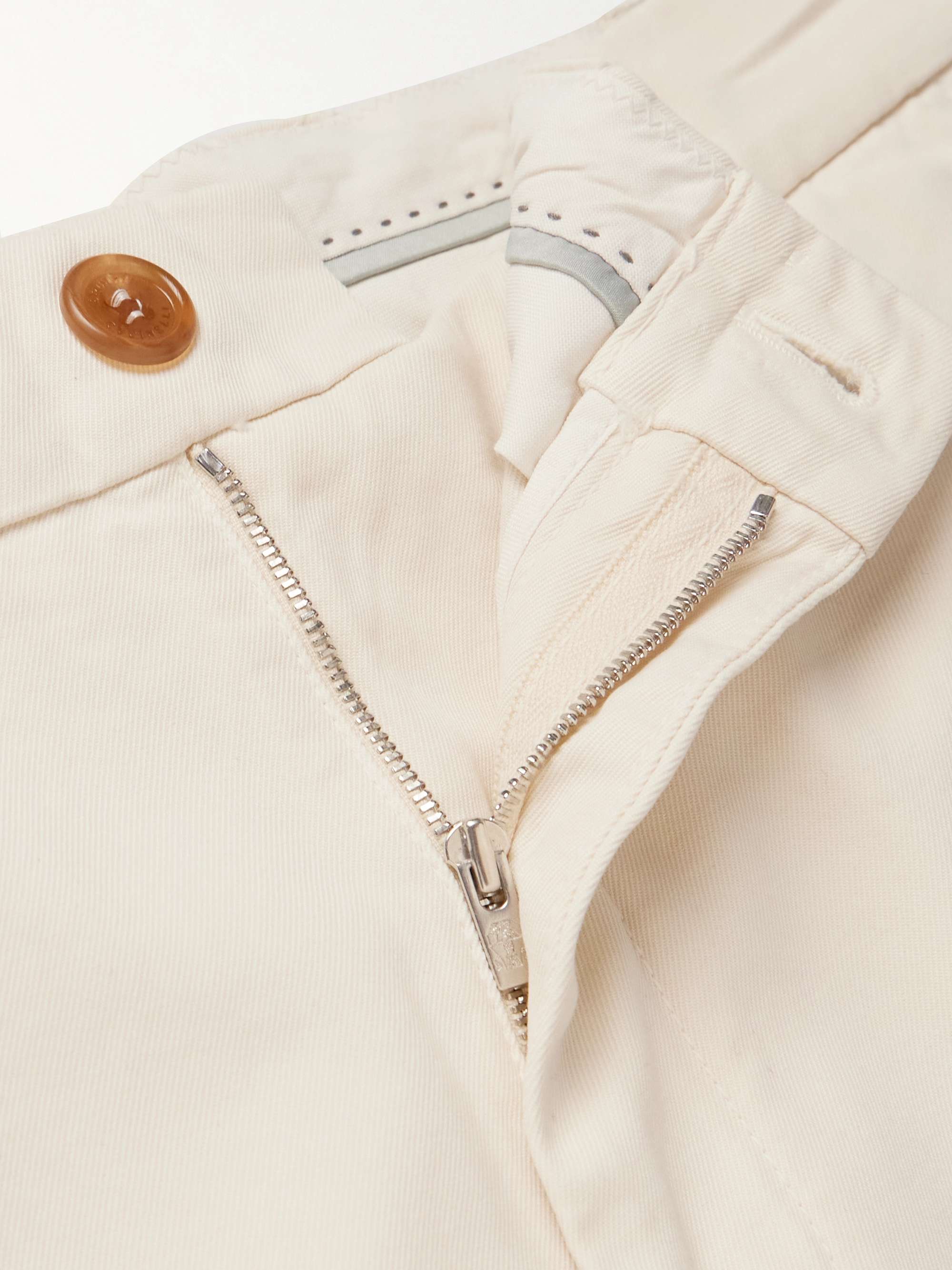 BRUNELLO CUCINELLI Straight-Leg Cotton-Twill Cargo Shorts
