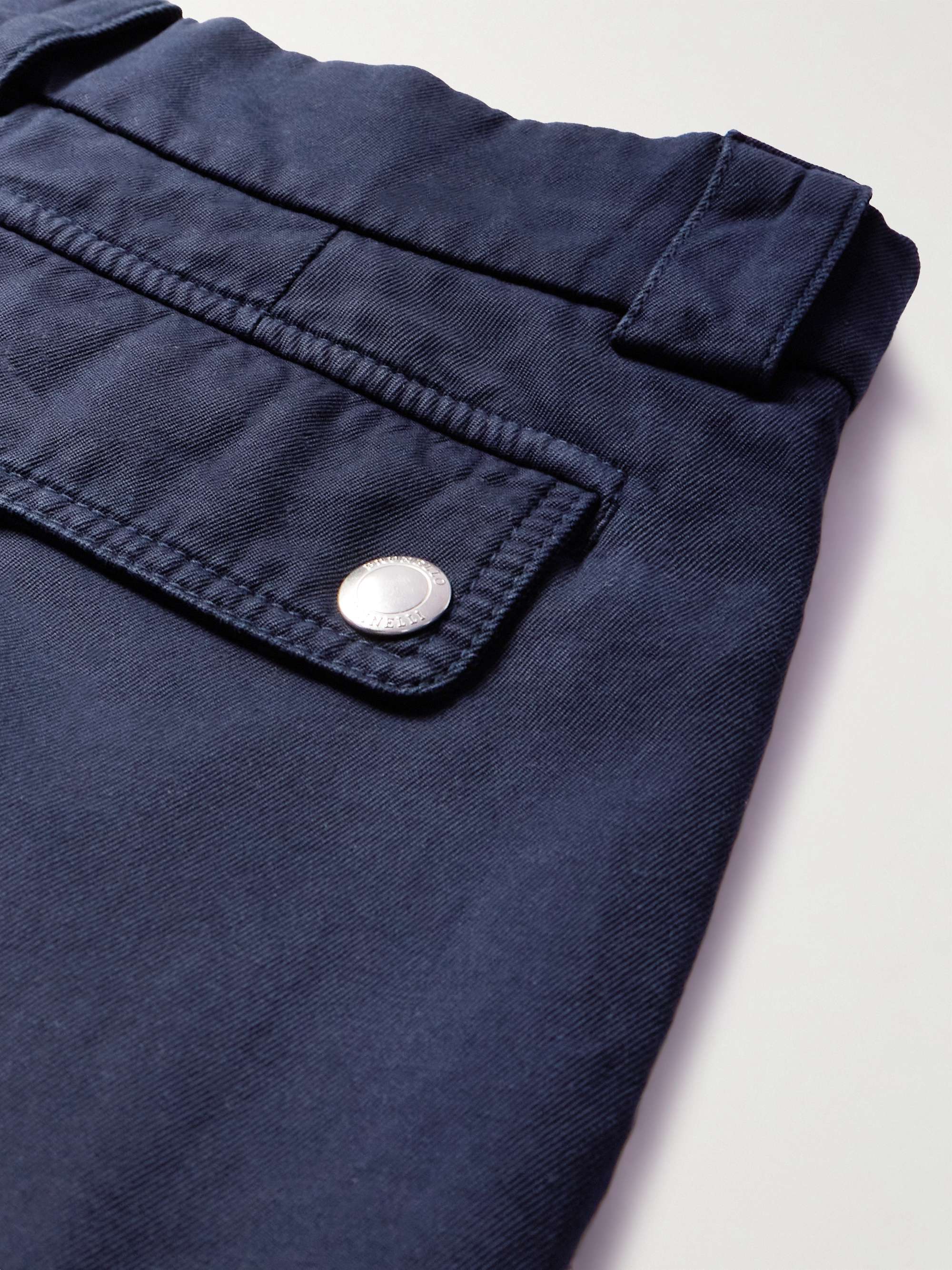 BRUNELLO CUCINELLI Straight-Leg Cotton-Twill Cargo Shorts