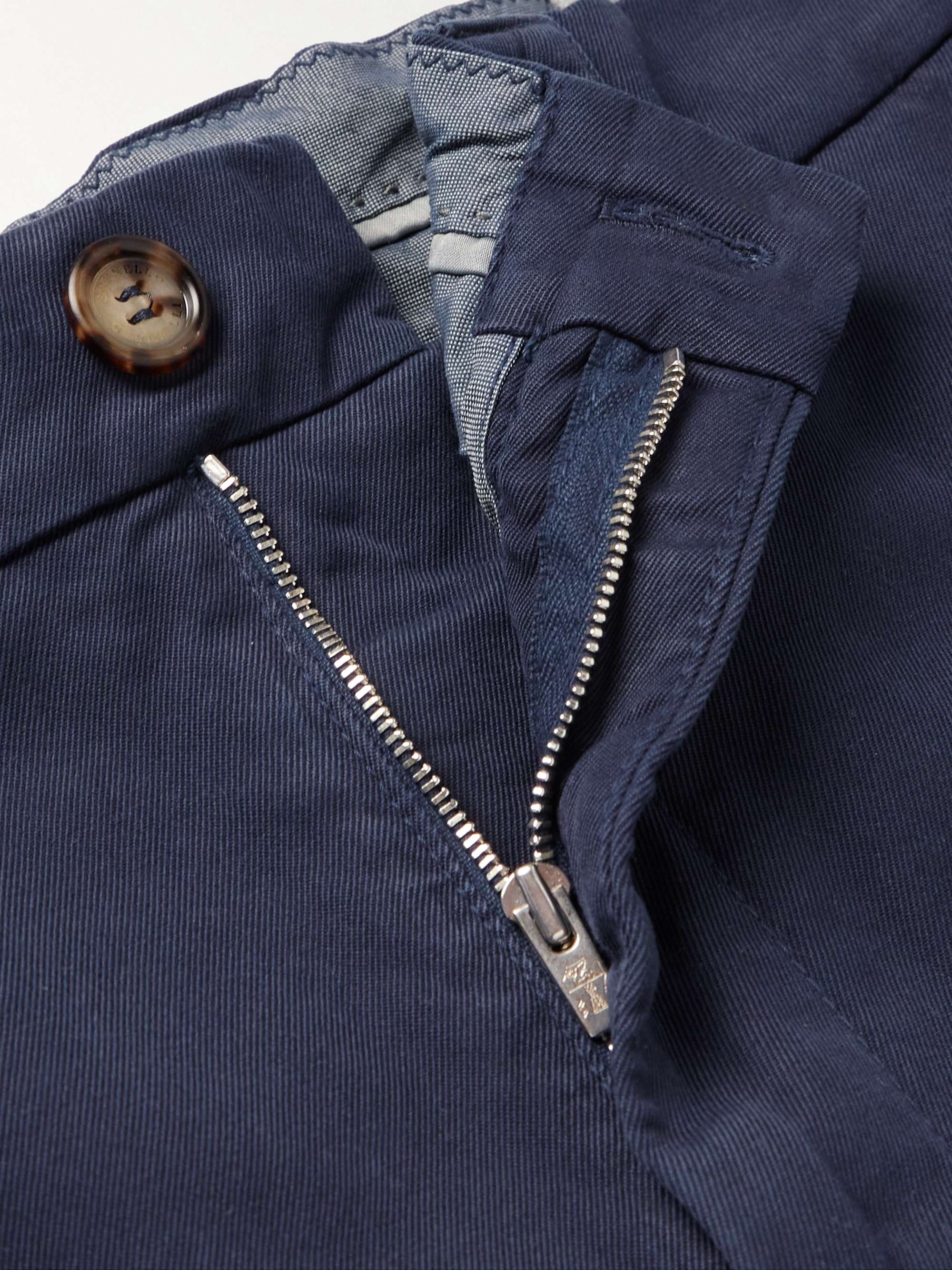 BRUNELLO CUCINELLI Straight-Leg Cotton-Twill Cargo Shorts