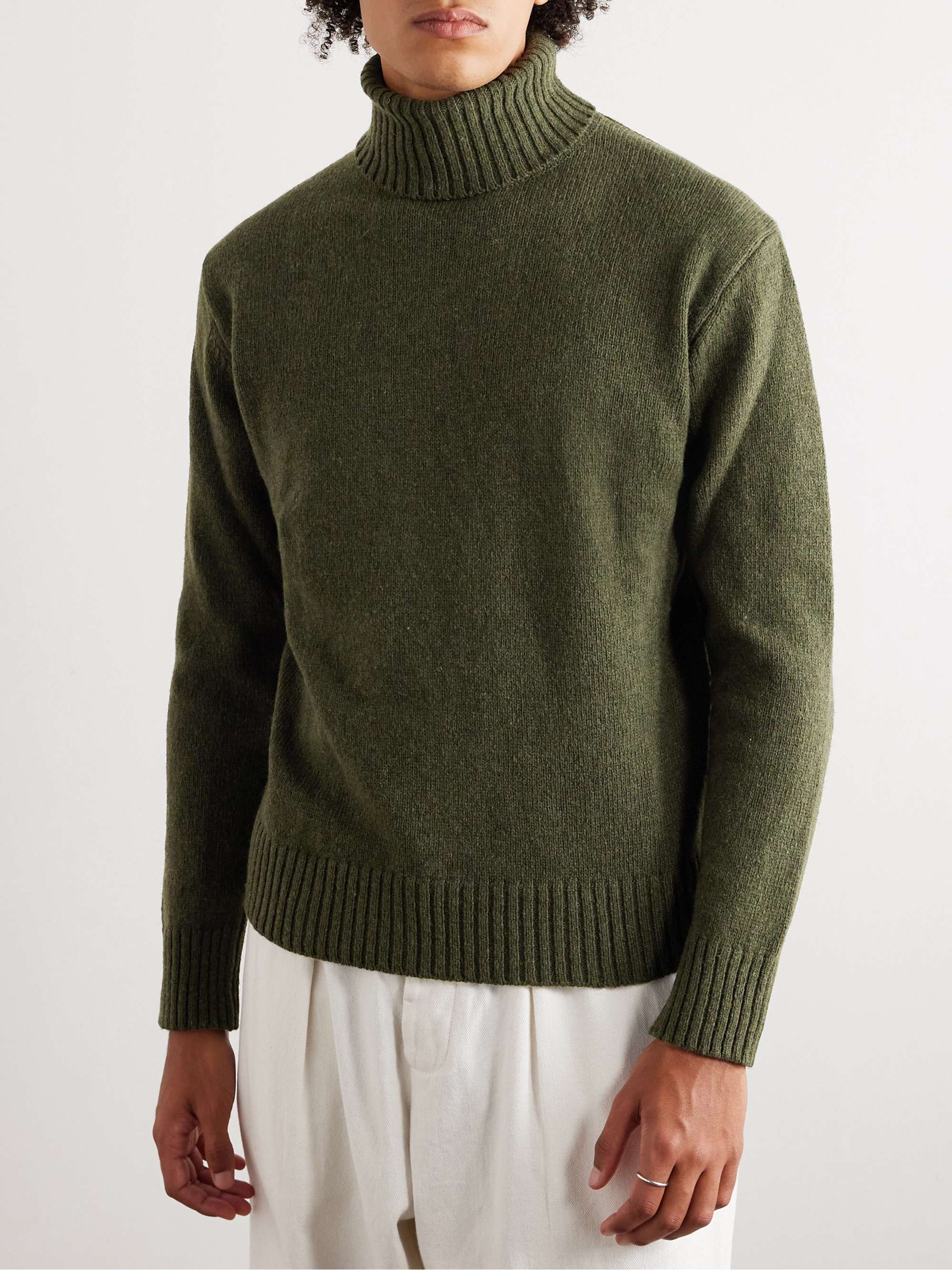 UNIVERSAL WORKS Wool-Blend Rollneck Sweater for Men | MR PORTER