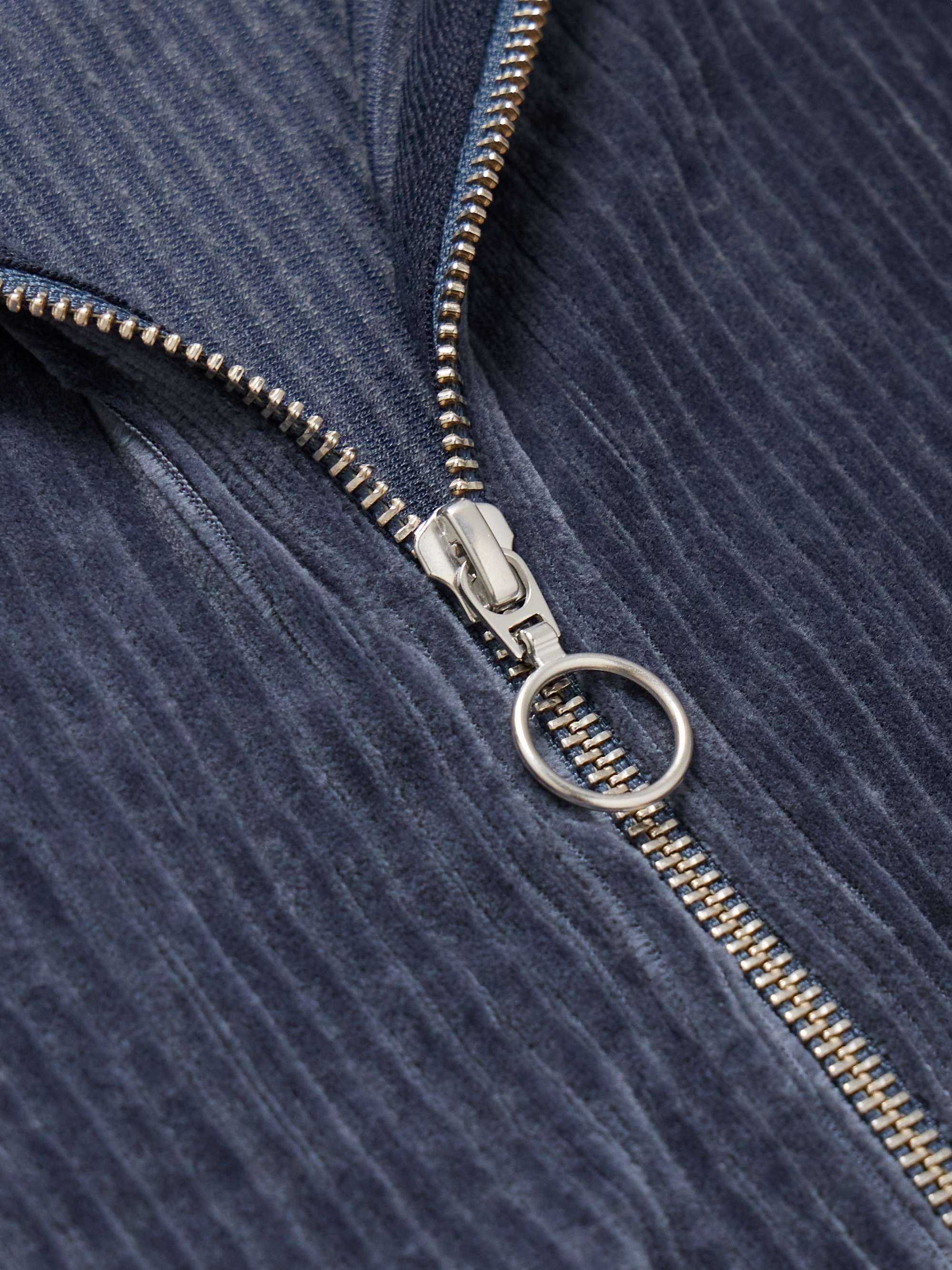OLIVER SPENCER Calstock Organic Cotton-Blend Corduroy Track Jacket