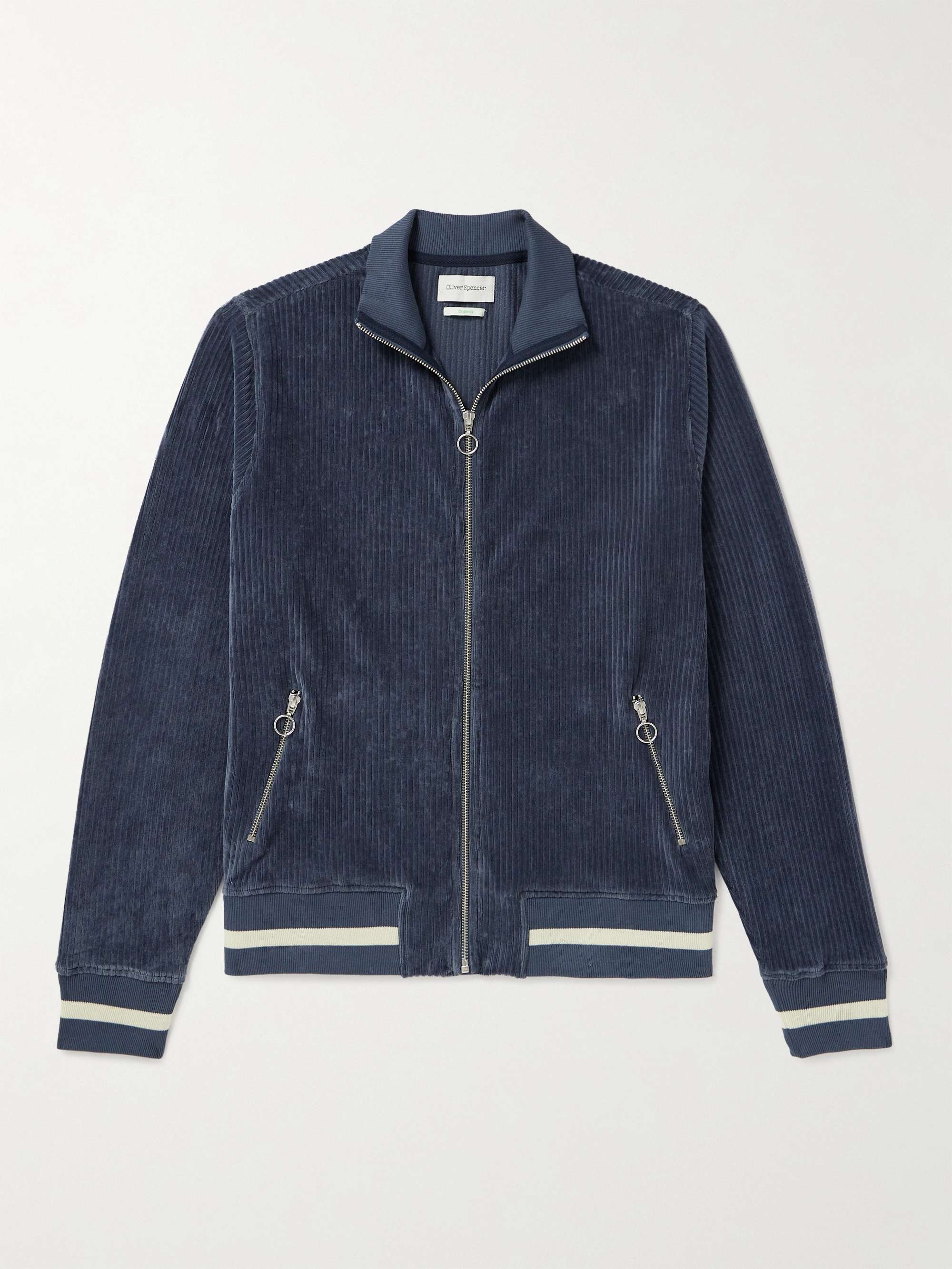 OLIVER SPENCER Calstock Organic Cotton-Blend Corduroy Track Jacket for ...