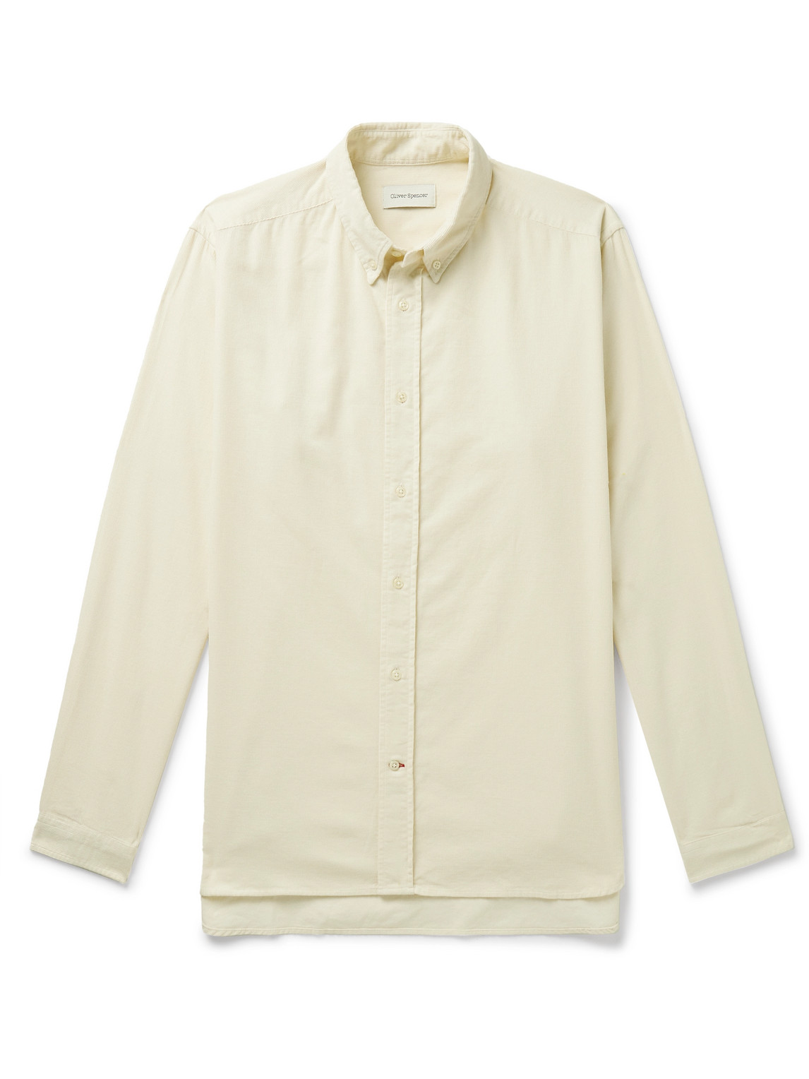Brook Button-Down Collar Cotton-Corduroy Shirt