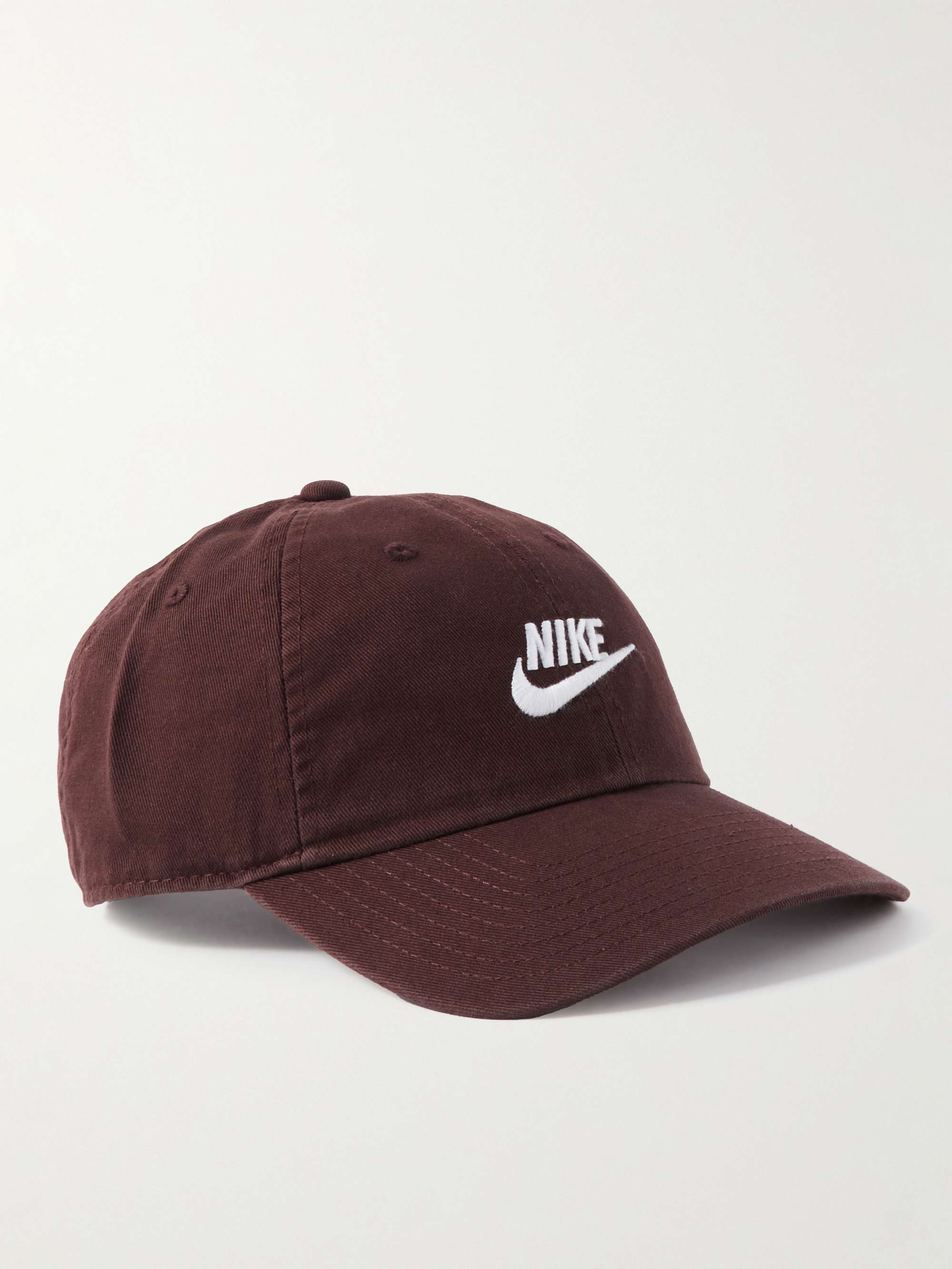 NIKE Sportswear Heritage86 Futura Logo-Embroidered Twill Baseball Cap ...