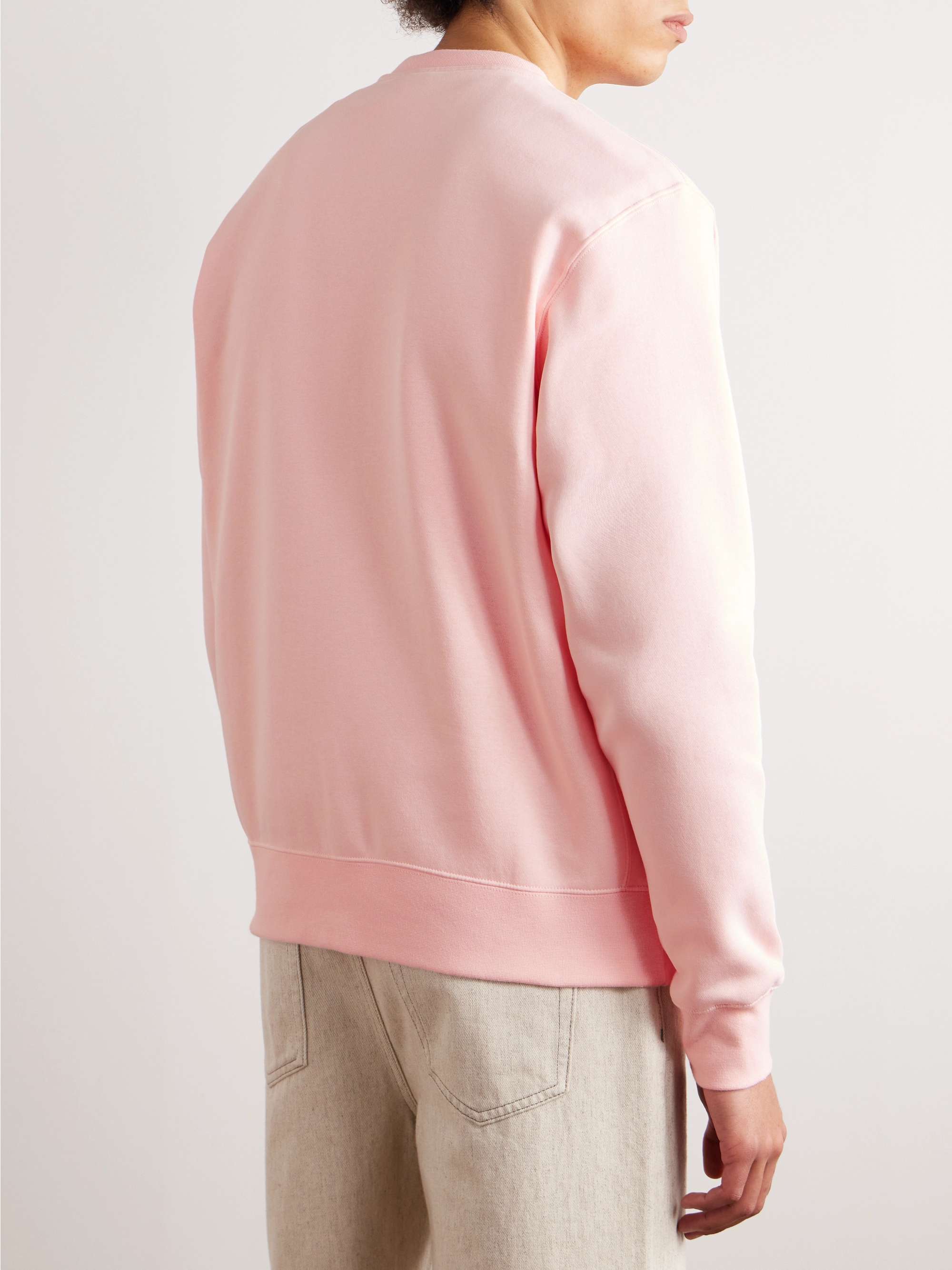 NIKE NSW Club Logo-Embroidered Cotton-Blend Jersey Sweatshirt
