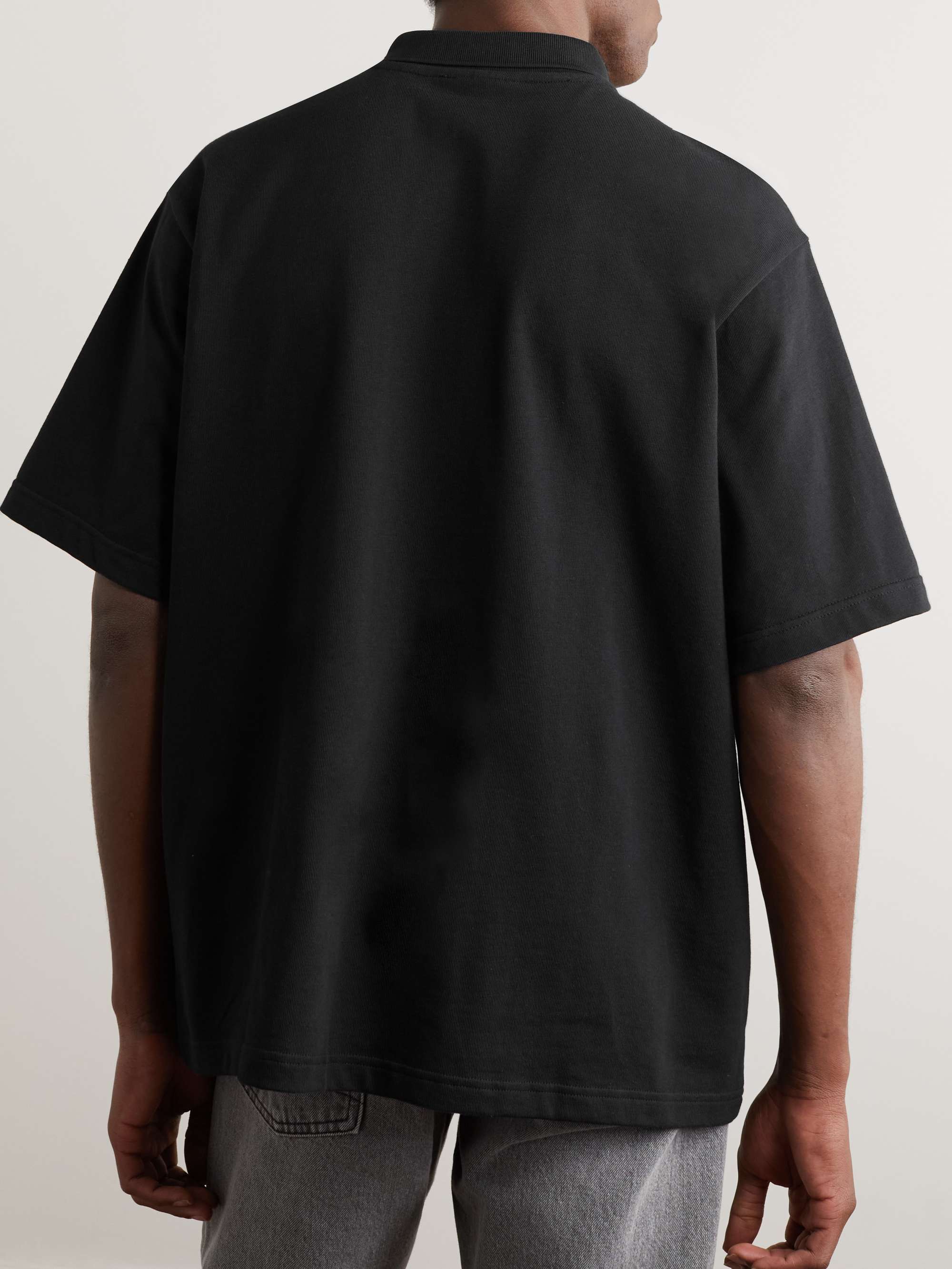 NIKE Logo-Embroidered Cotton-Jersey Polo Shirt