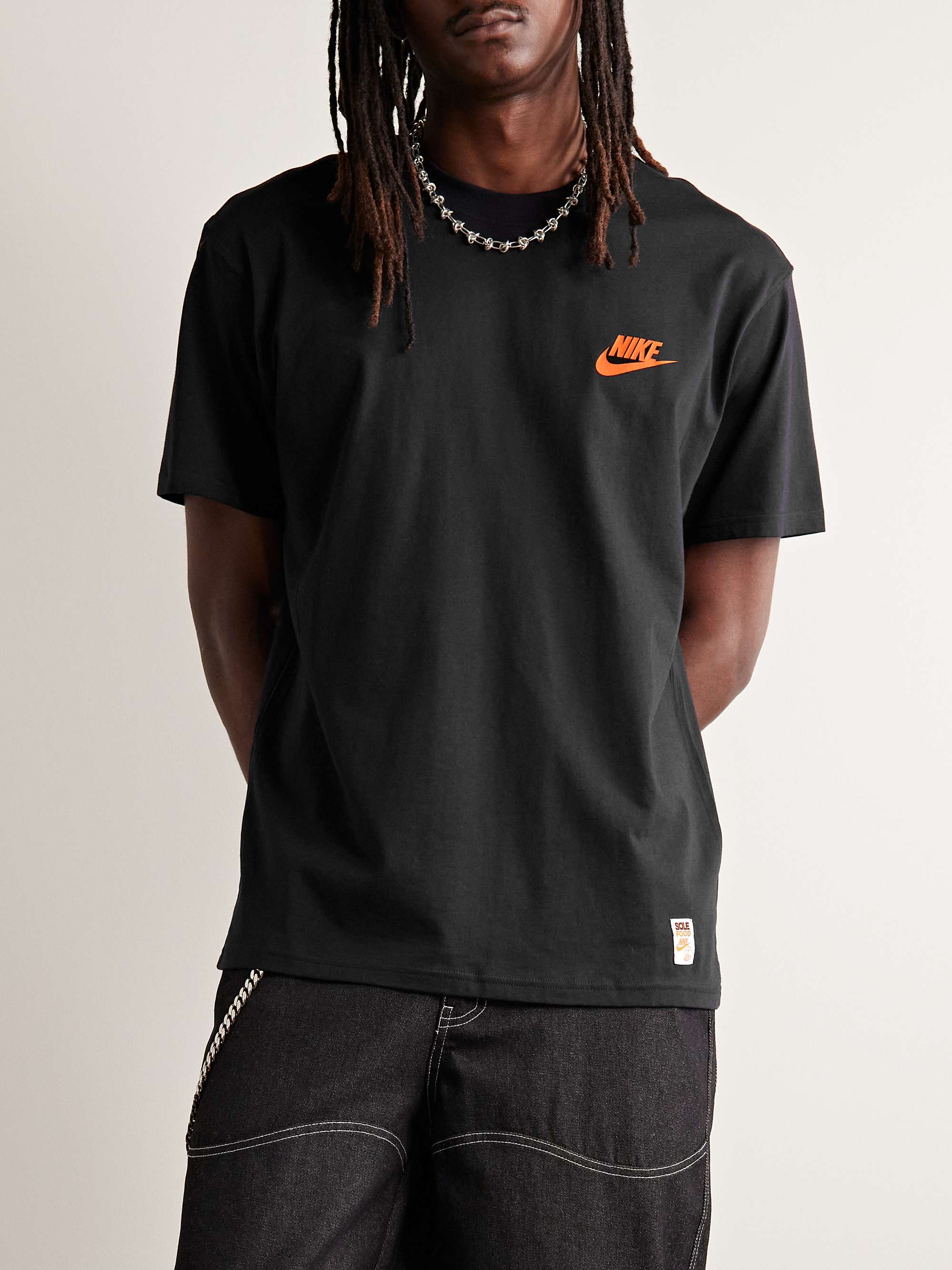 NIKE Sportswear Sole Food Logo-Print Cotton-Jersey T-Shirt