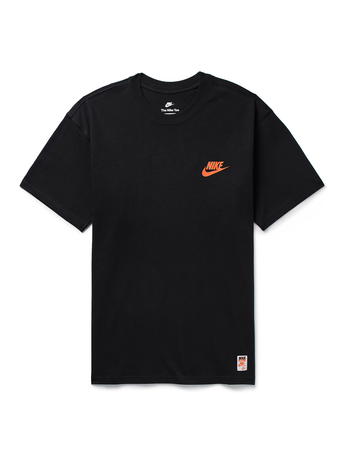 Nike Sportswear Sole Food Logo-print Cotton-jersey T-shirt In Black ...