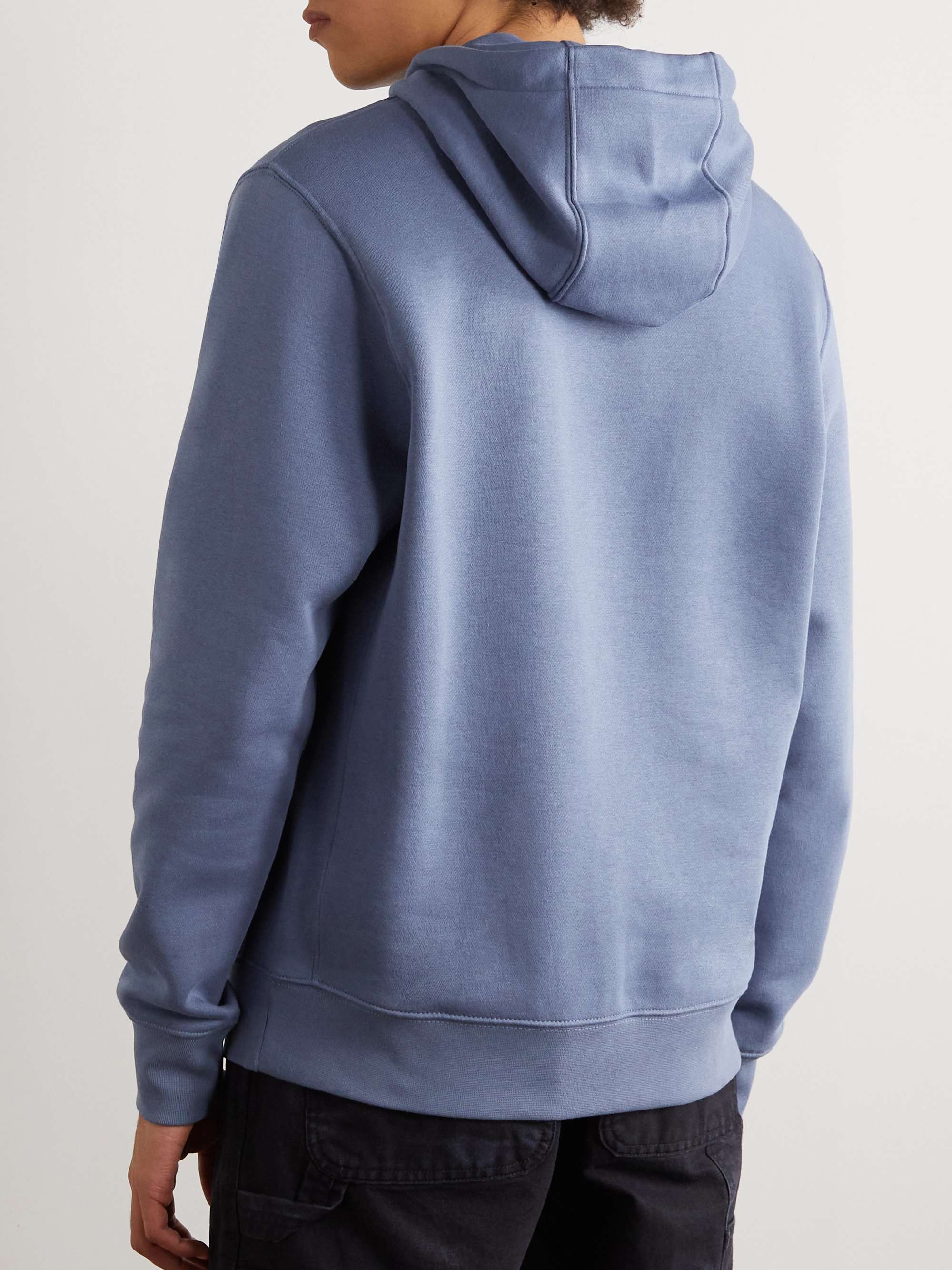 NIKE NSW Logo-Embroidered Cotton-Blend Jersey Hoodie
