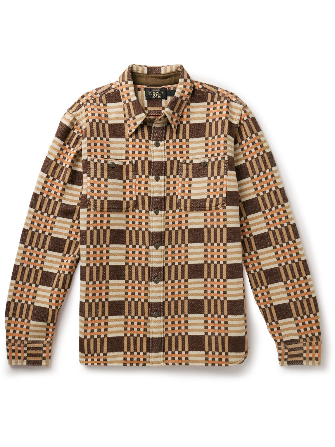 RRL Cody Checked Cotton-Jacquard Shirt | Smart Closet