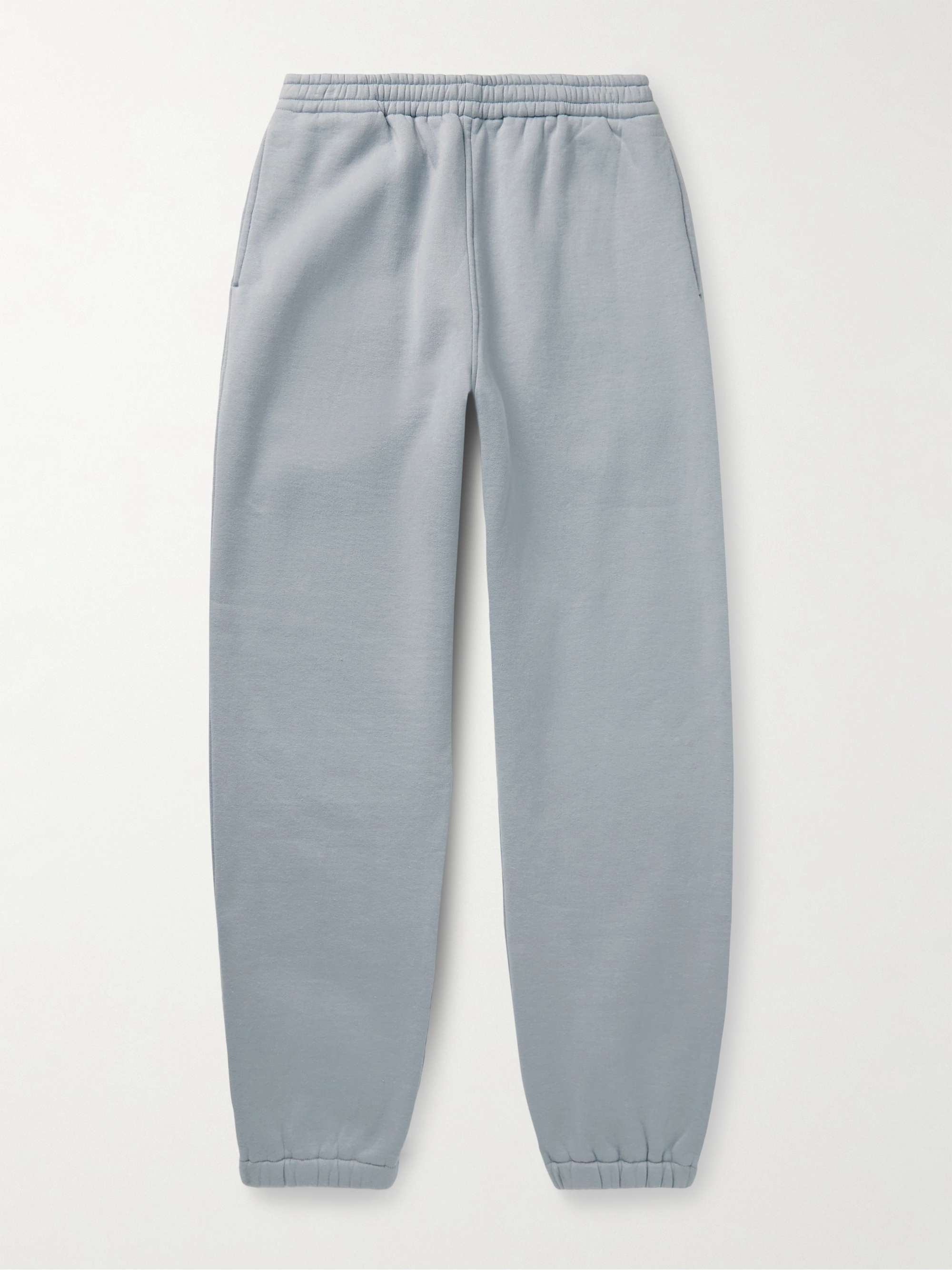 AURALEE Tapered Fleece-Back Cotton-Jersey Sweatpants for Men | MR PORTER