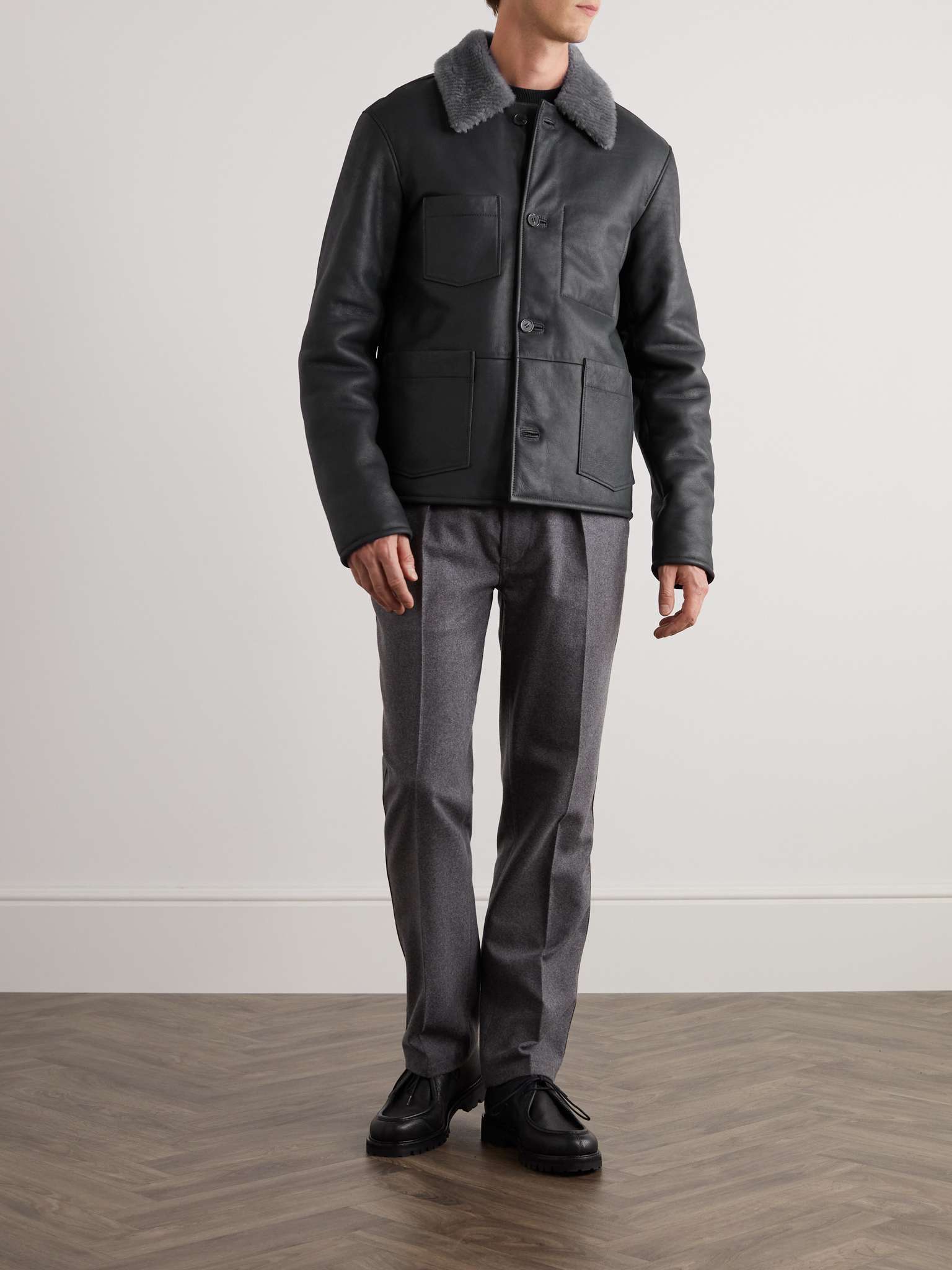 OFFICINE GÉNÉRALE Federico Shearling Jacket for Men | MR PORTER