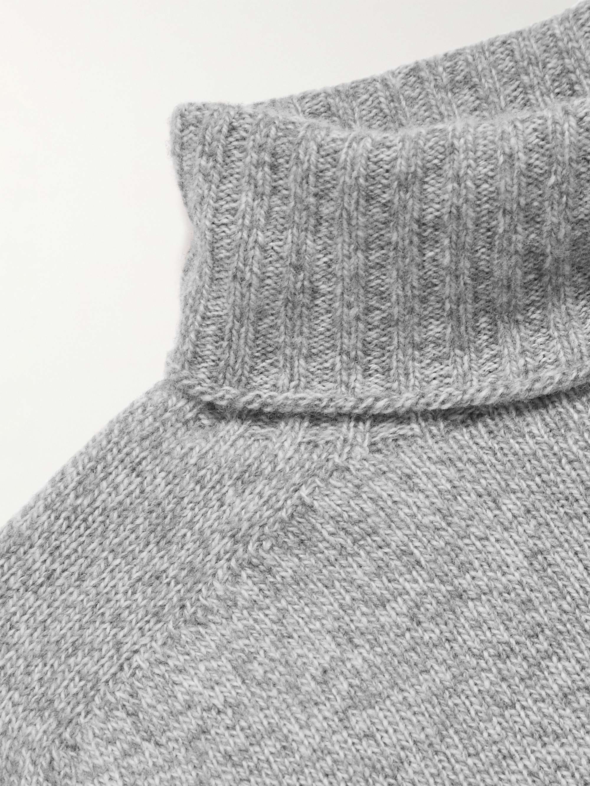 OFFICINE GÉNÉRALE Merino Cashmere and Wool-Blend Turtleneck Sweater for ...