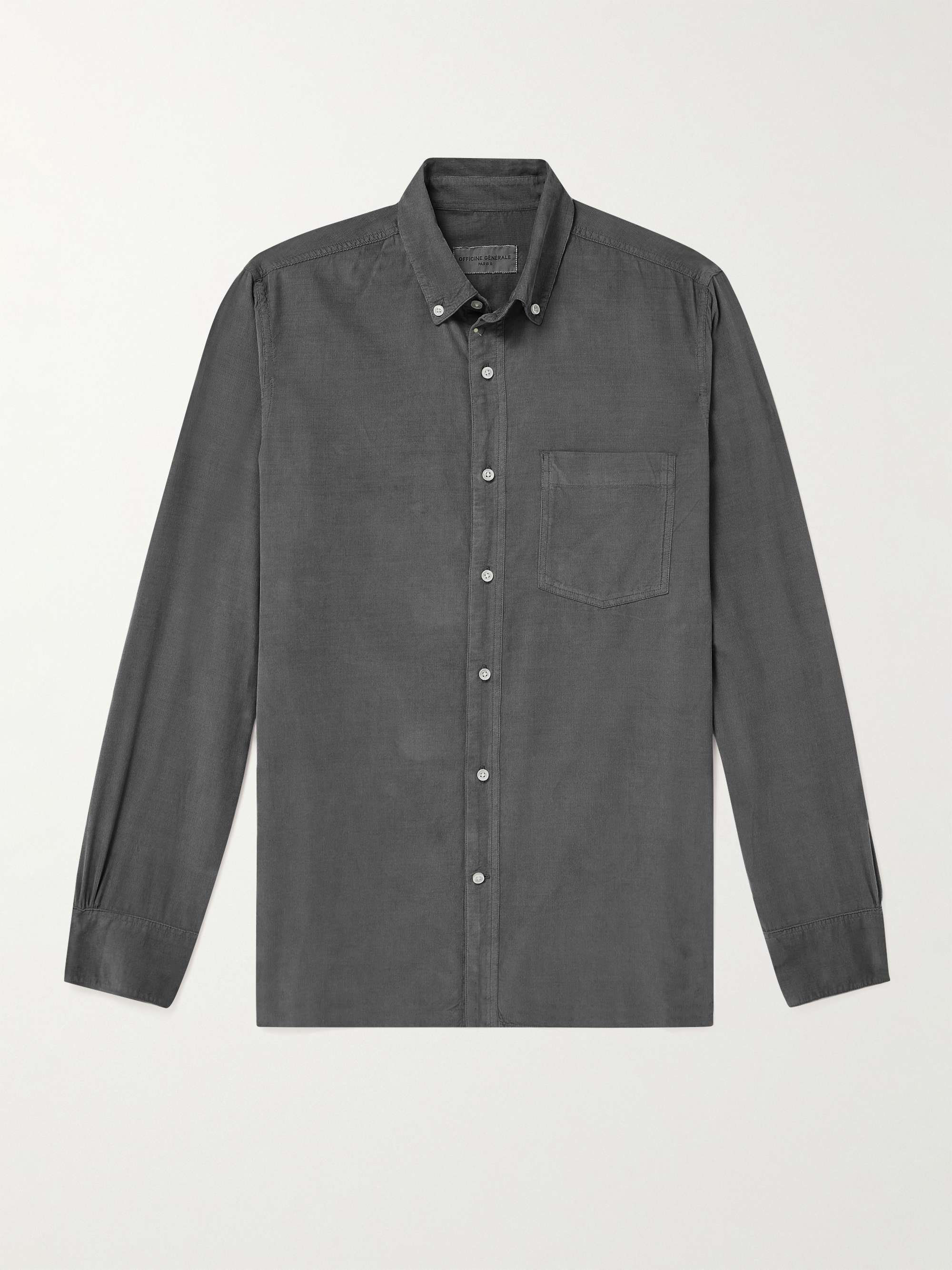 OFFICINE GÉNÉRALE Arsene Cotton-Blend Corduroy Shirt for Men | MR PORTER