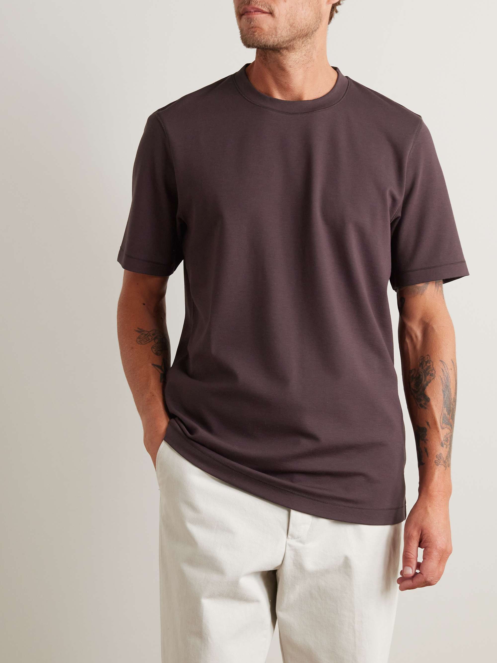 THEORY Ryder Stretch-Jersey T-Shirt