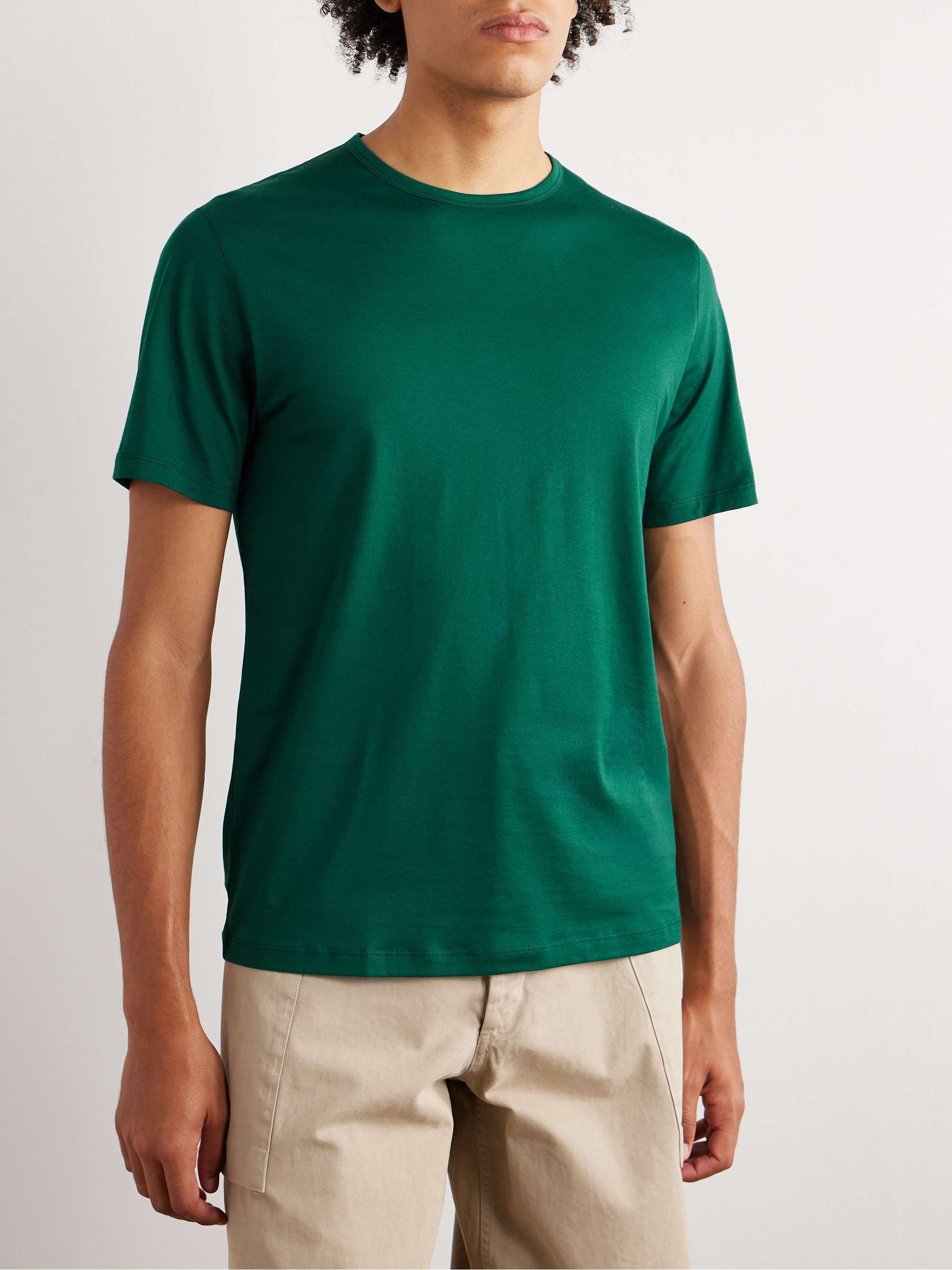 THEORY Precise Cotton-Jersey T-Shirt