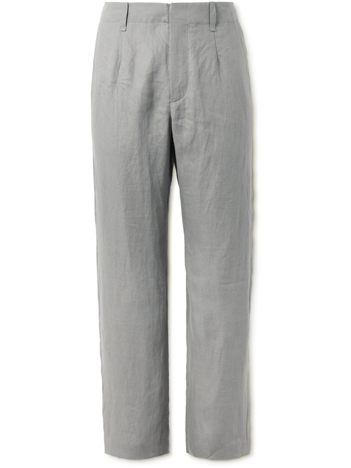 Shift Straight-Leg Linen Trousers