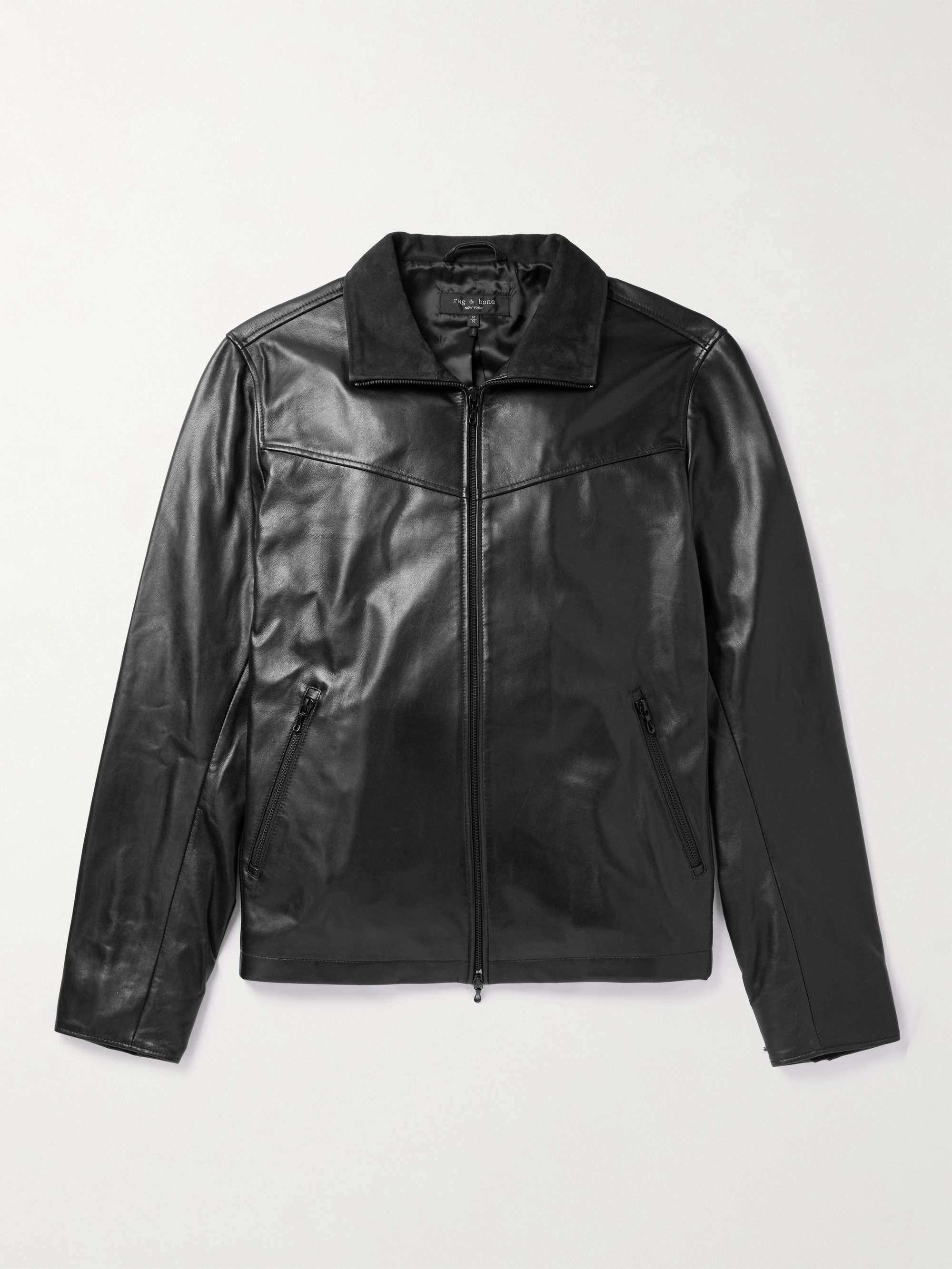 RAG & BONE Grant Leather Jacket for Men | MR PORTER