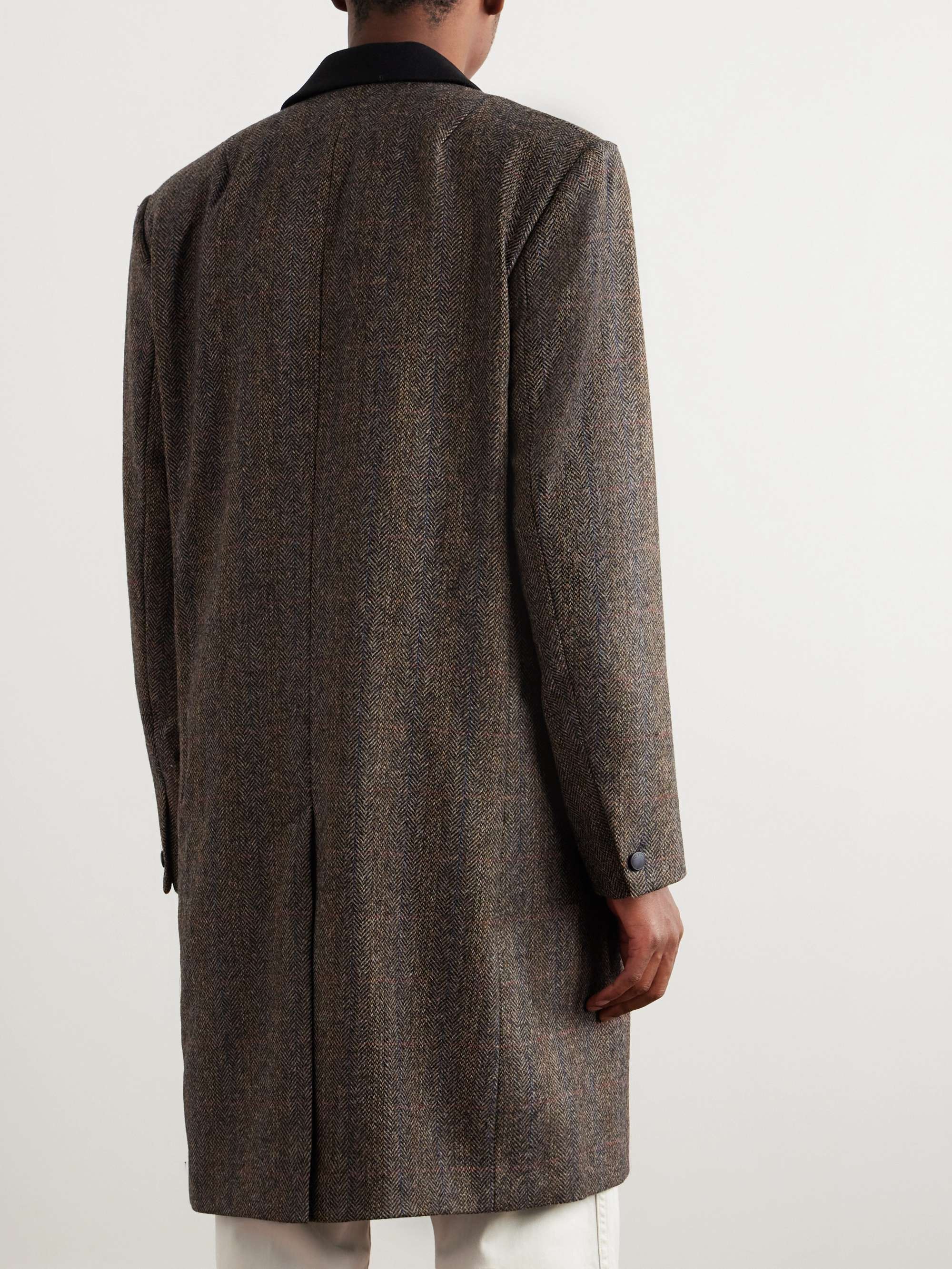 RAG & BONE Elias Heritage Herringbone Wool Coat for Men | MR PORTER