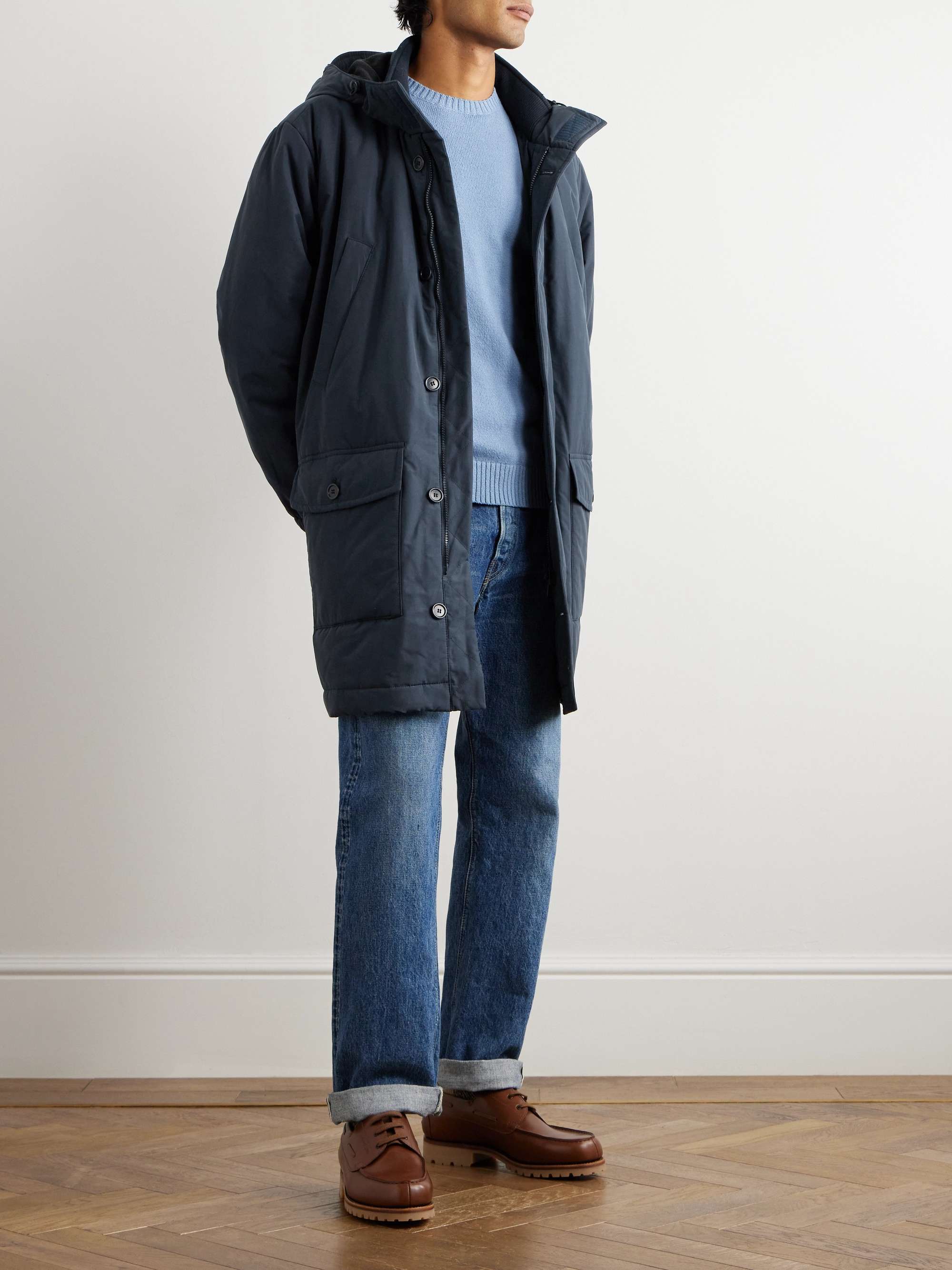 A.P.C. Rocky Padded Cotton-Blend Parka for Men | MR PORTER