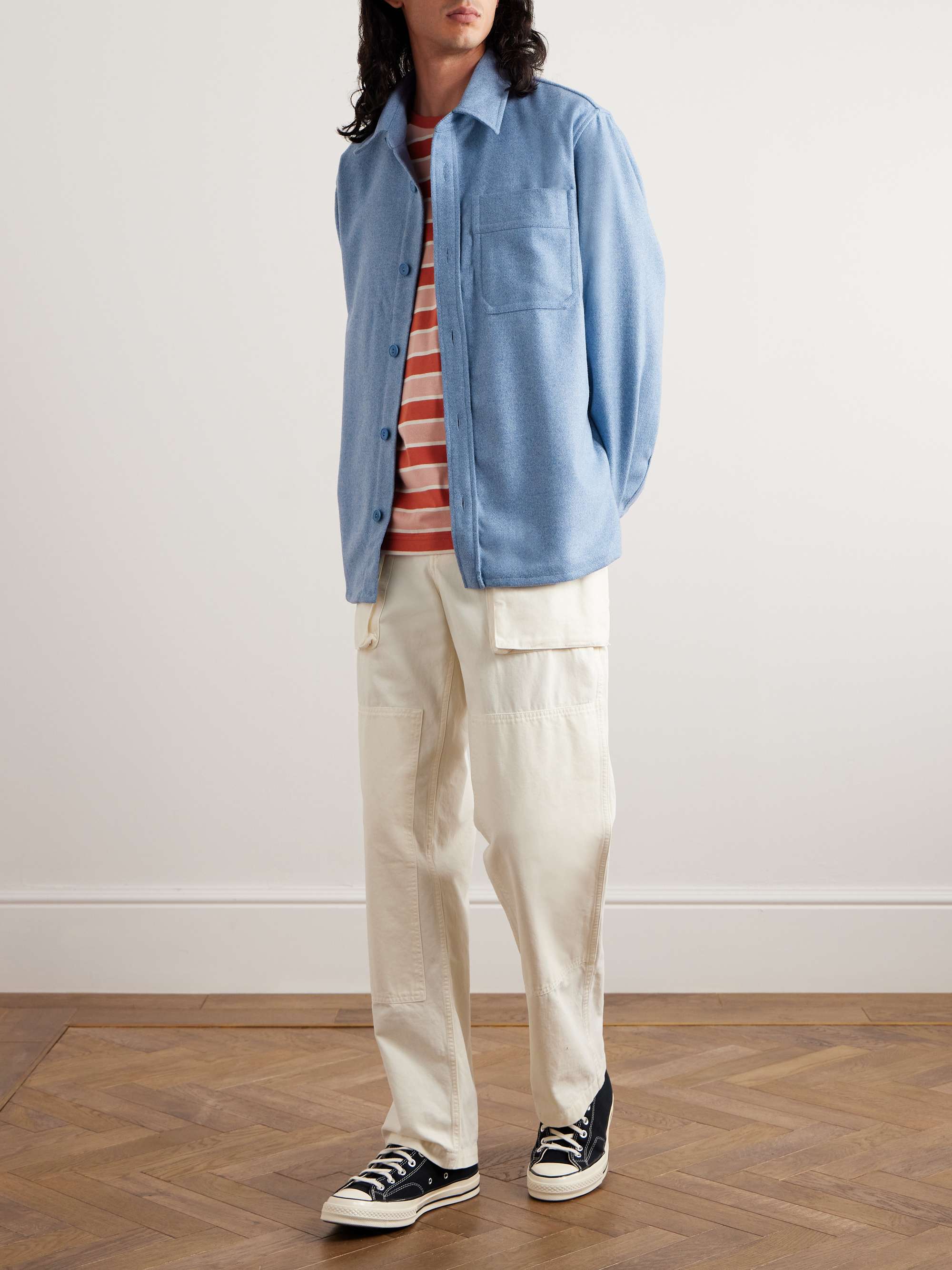 A.P.C. Basile Wool-Blend Overshirt for Men | MR PORTER